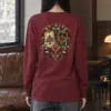 "Celestial Card Roses" Unisex Longsleeve T-shirt | Gildan 2400