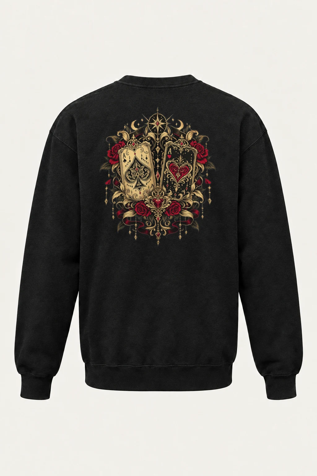 "Rose Ace Reliquary" Heavy Blend Unisex Crewneck Sweatshirt | Gildan 18000
