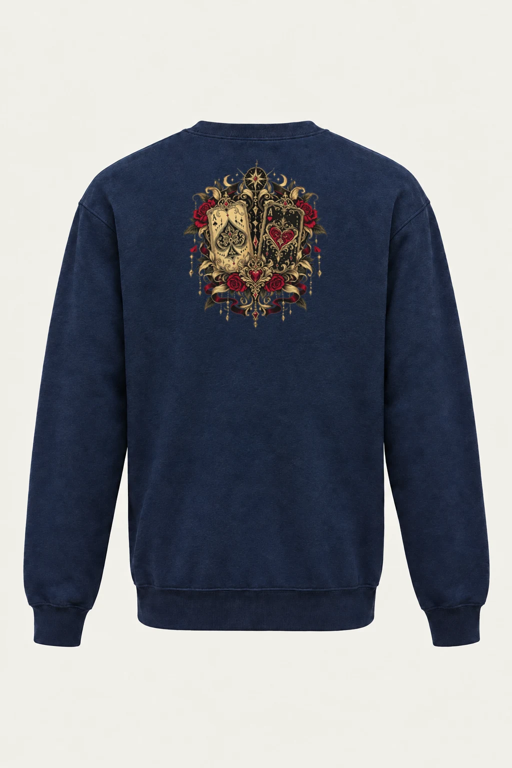 "Rose Ace Reliquary" Heavy Blend Unisex Crewneck Sweatshirt | Gildan 18000