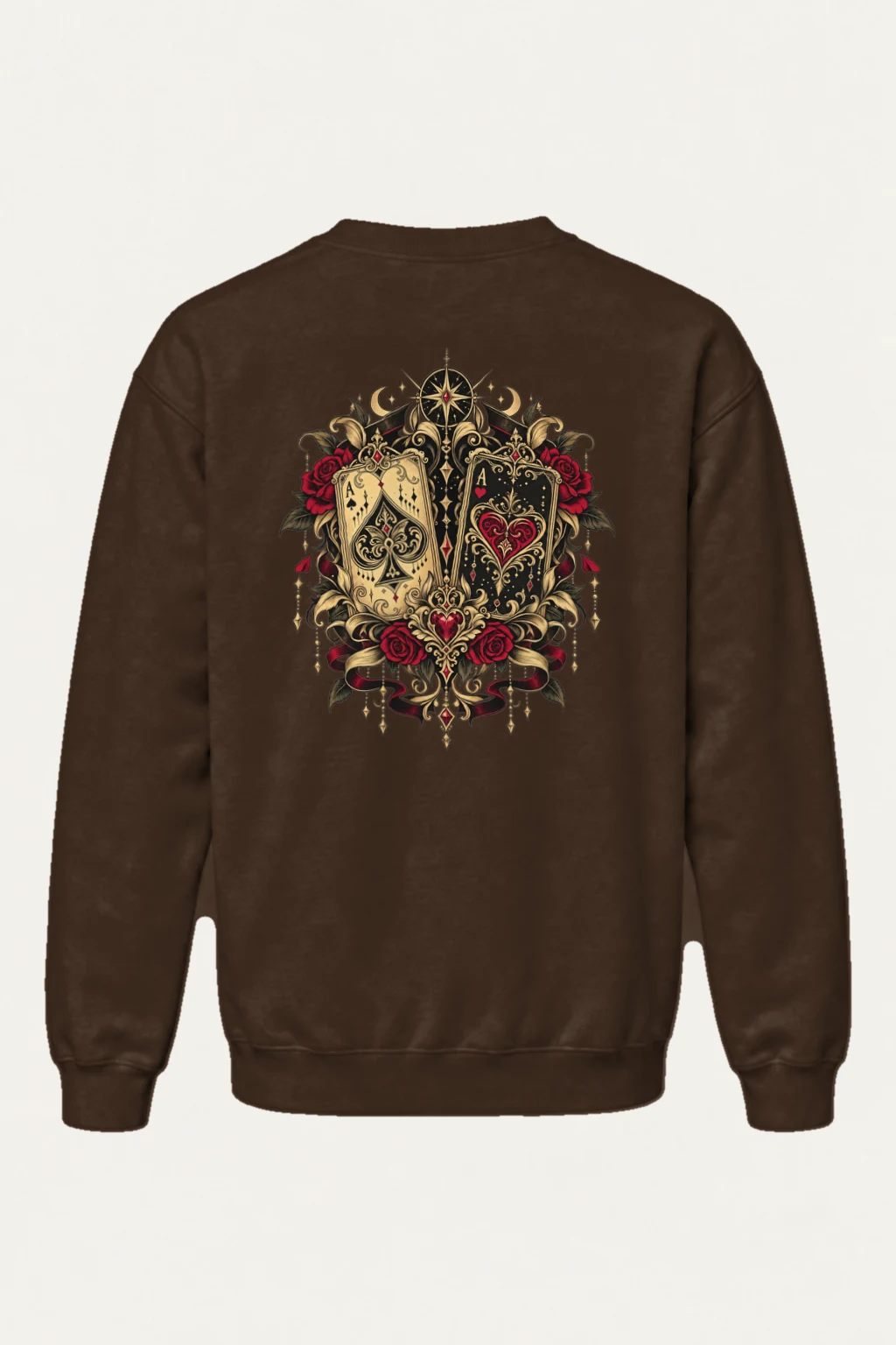 "Rose Ace Reliquary" Heavy Blend Unisex Crewneck Sweatshirt | Gildan 18000