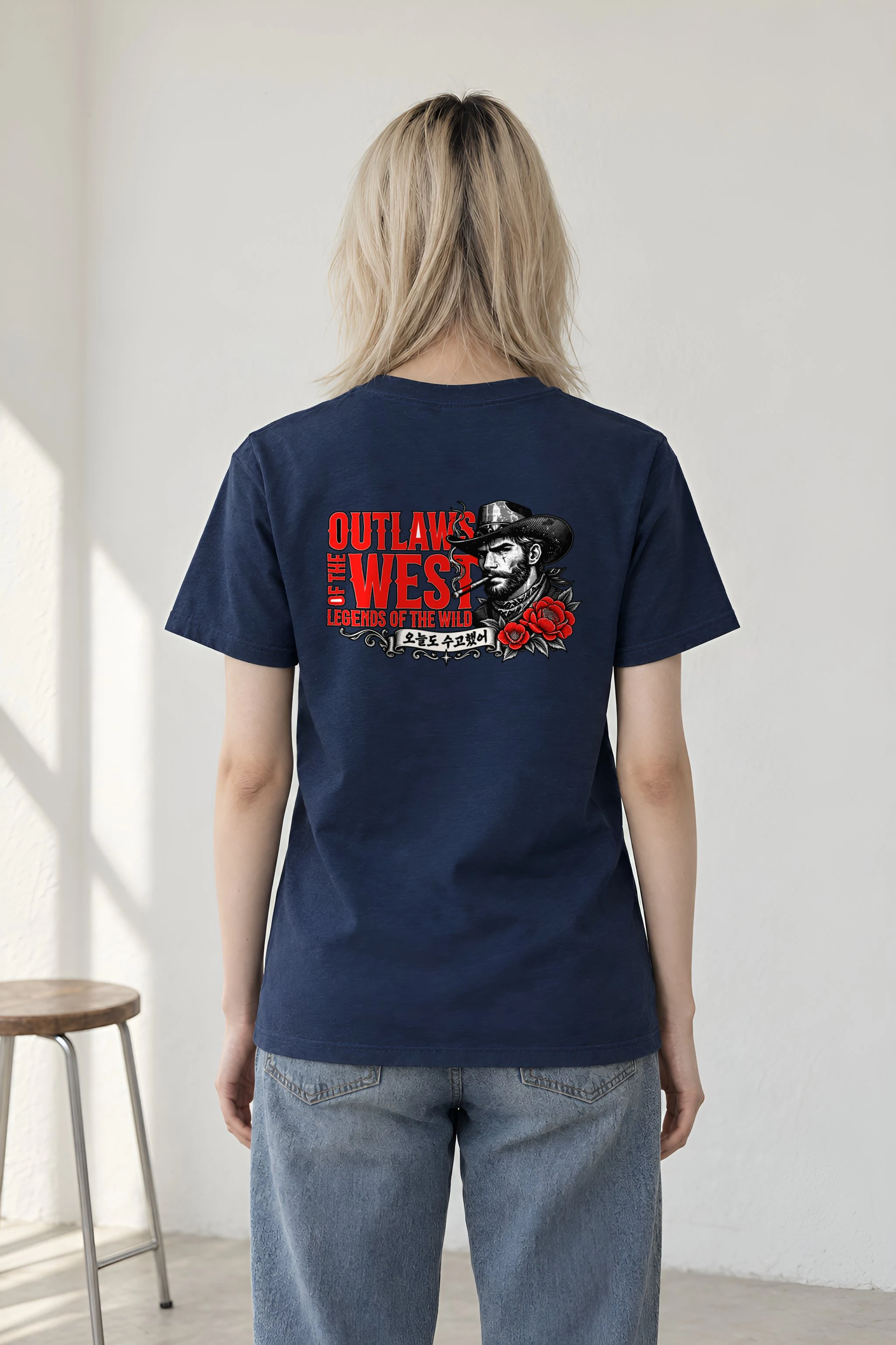 "Rose Smoke Drifter" Heavyweight Unisex Crewneck T-shirt