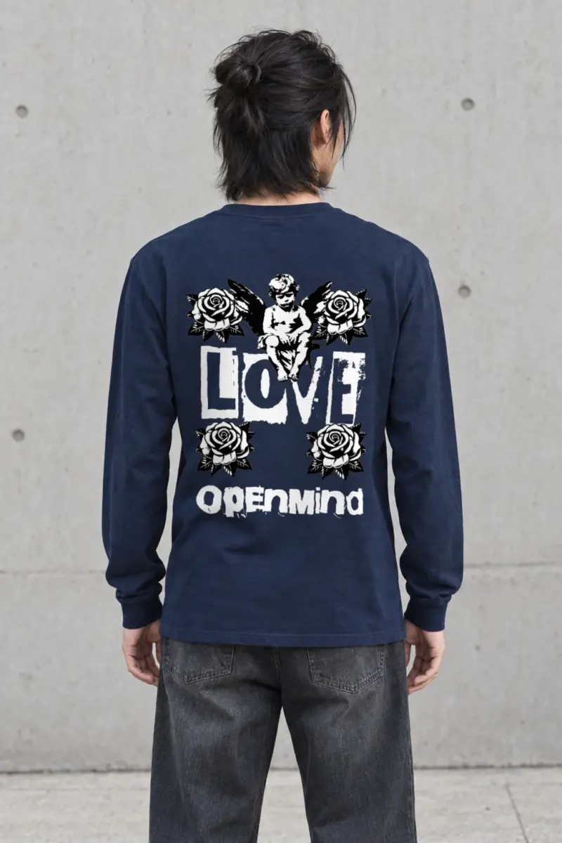 "Rosebound Cherub" Unisex Longsleeve T-shirt