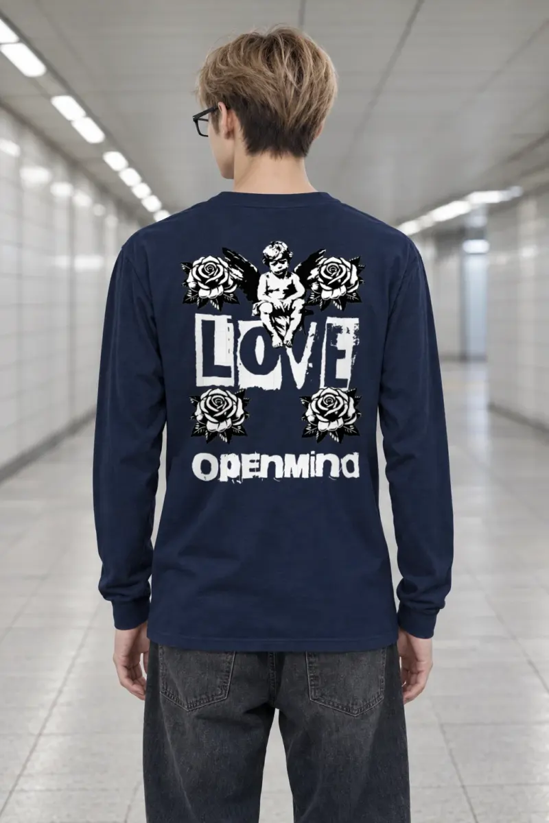 "Rosebound Cherub" Unisex Longsleeve T-shirt