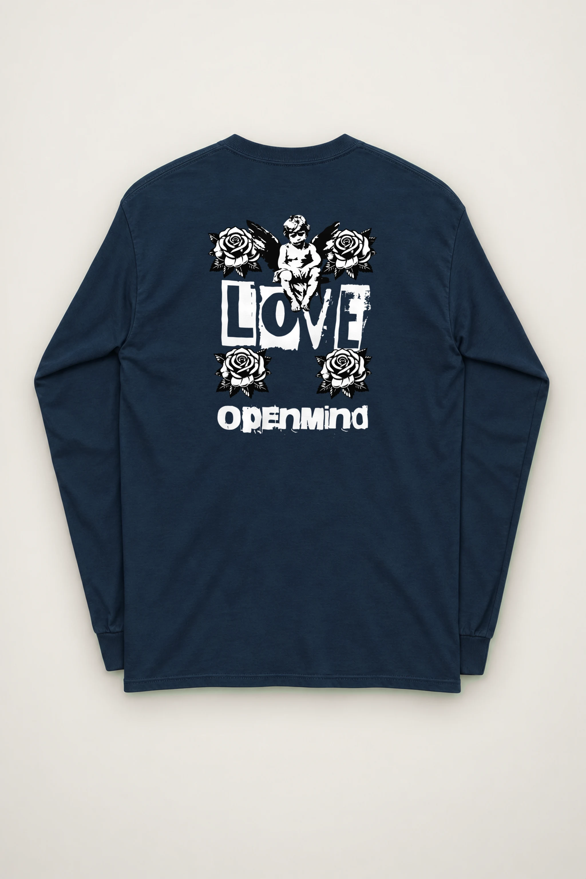 "Rosebound Cherub" Unisex Longsleeve T-shirt