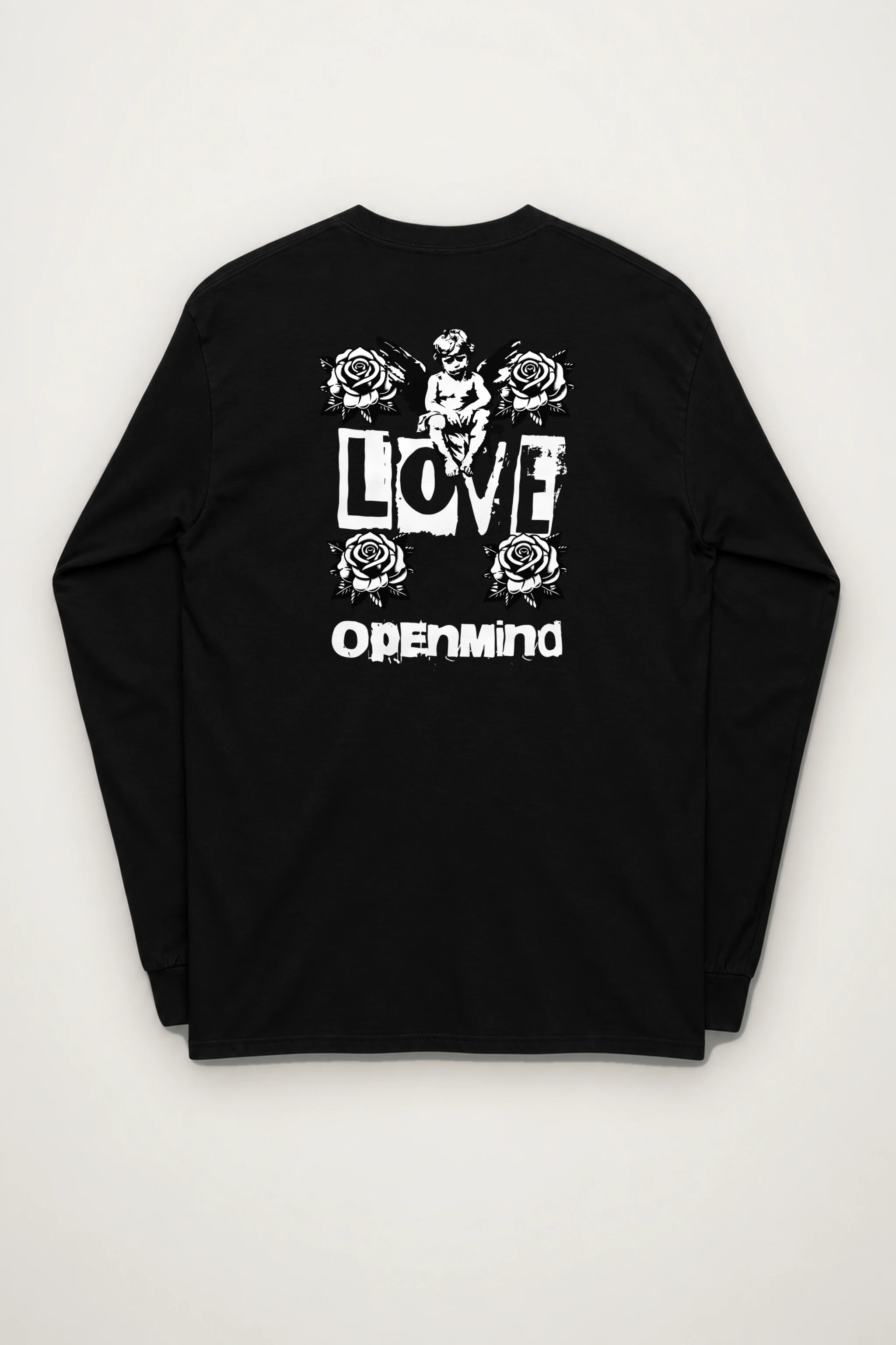 "Rosebound Cherub" Unisex Longsleeve T-shirt