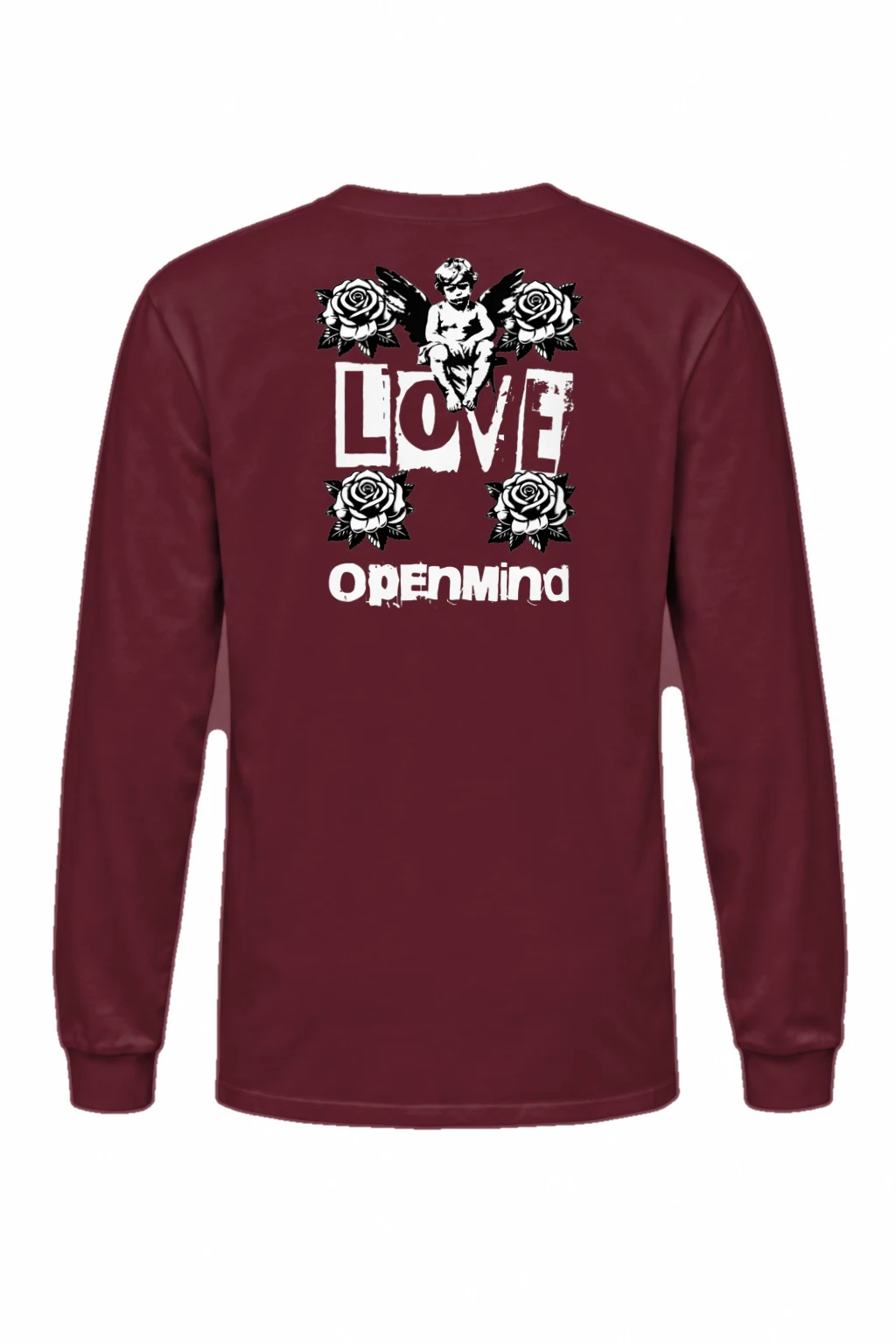 "Rosebound Cherub" Unisex Longsleeve T-shirt | Gildan 2400