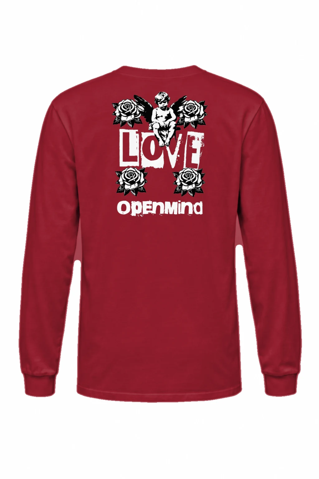 "Rosebound Cherub" Unisex Longsleeve T-shirt | Gildan 2400
