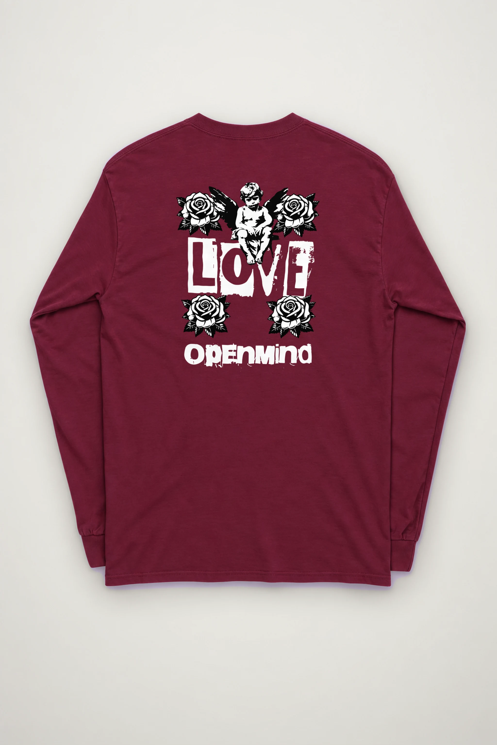 "Rosebound Cherub" Unisex Longsleeve T-shirt