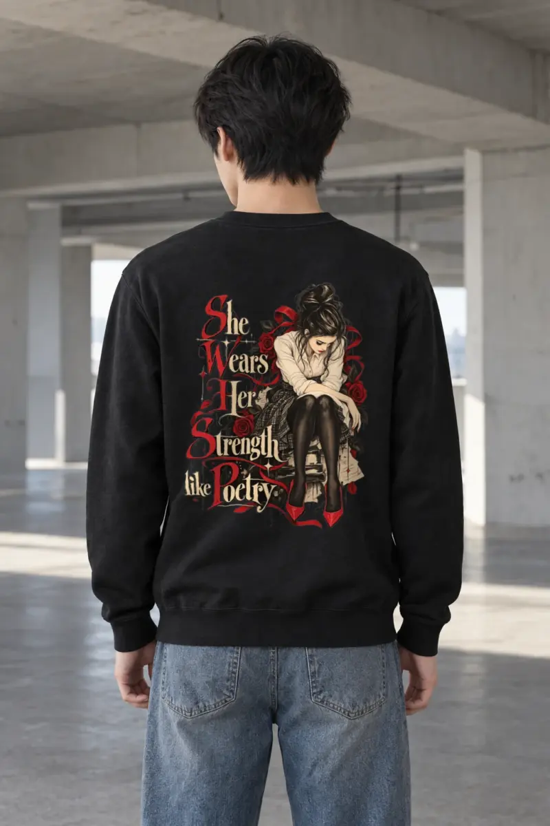 "Rosebound Resolve" Heavy Blend Unisex Crewneck Sweatshirt