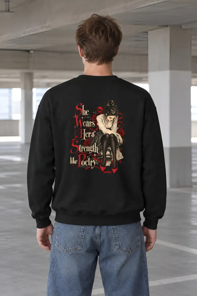"Rosebound Resolve" Heavy Blend Unisex Crewneck Sweatshirt