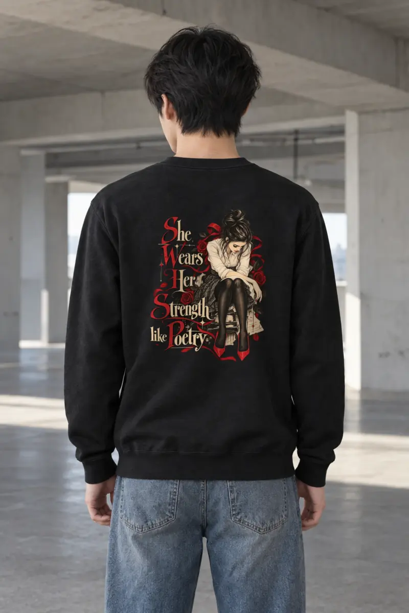 "Rosebound Resolve" Heavy Blend Unisex Crewneck Sweatshirt