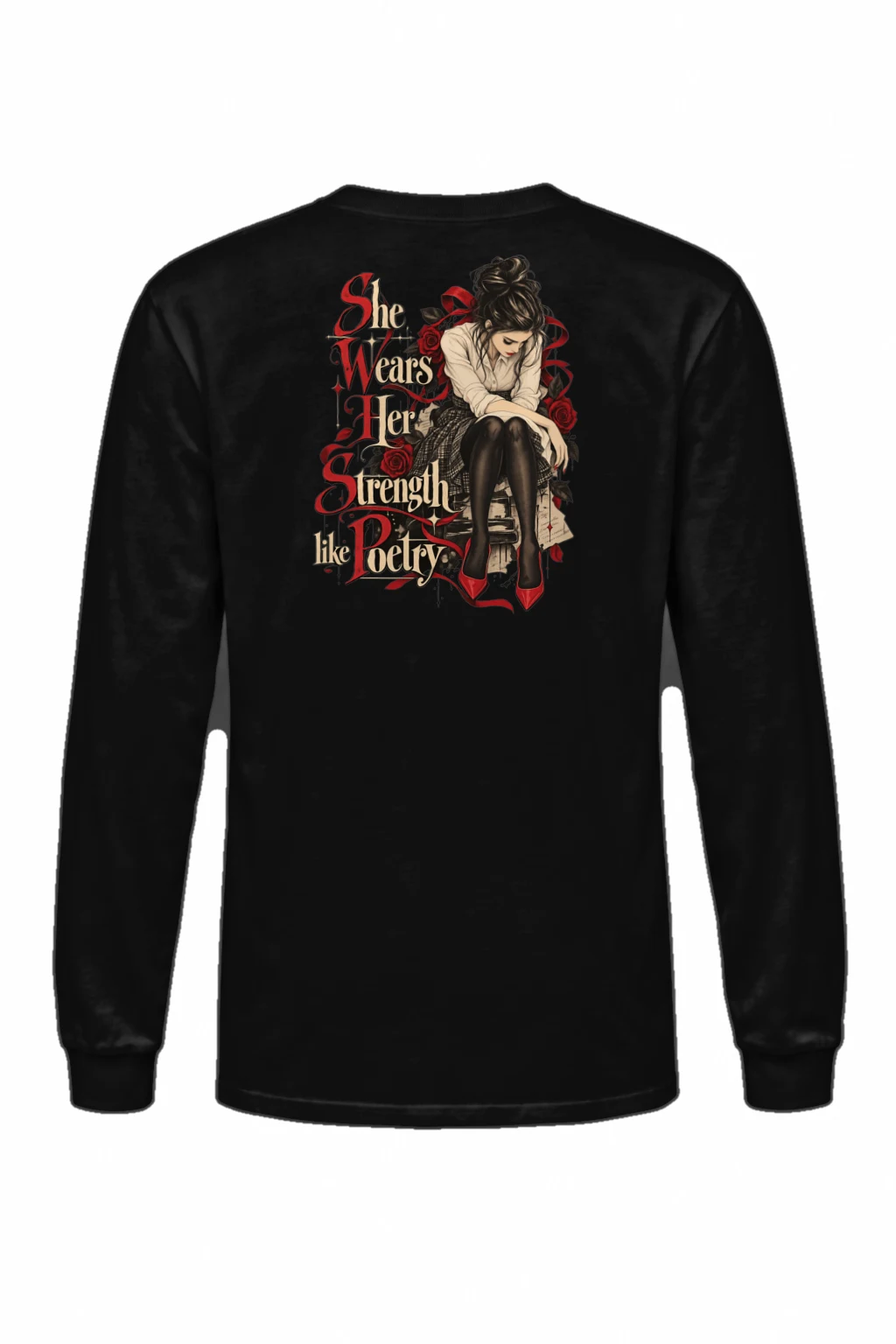 "Rosebound Resolve" Unisex Longsleeve T-shirt | Gildan 2400