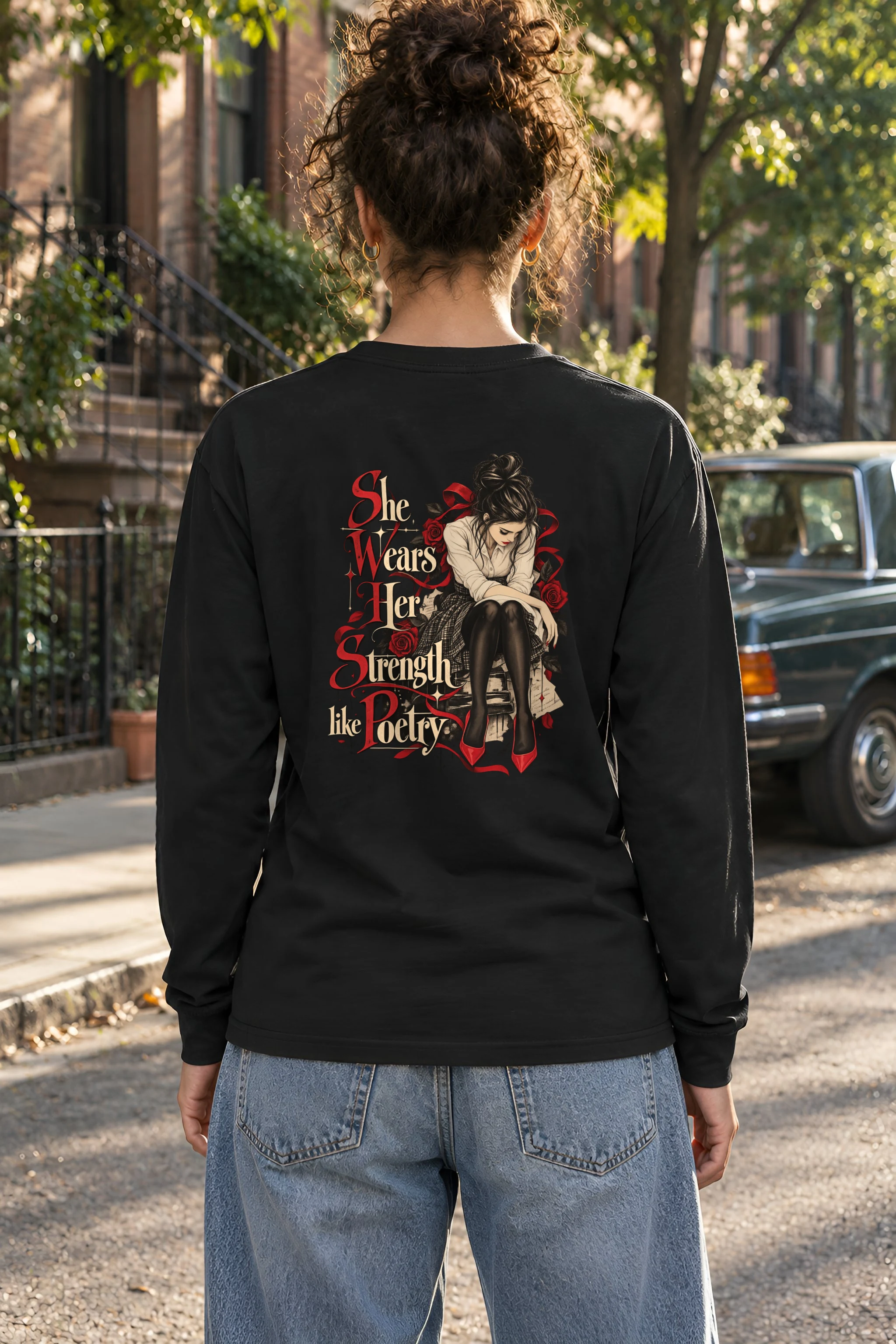 "Rosebound Resolve" Unisex Longsleeve T-shirt