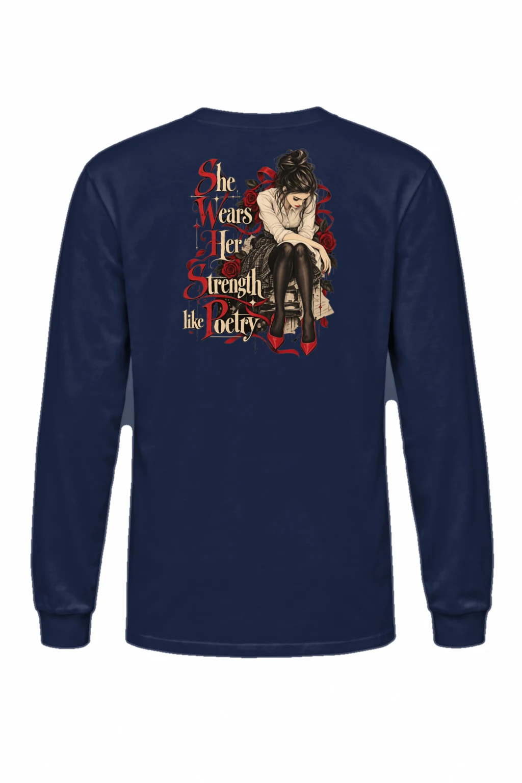 "Rosebound Resolve" Unisex Longsleeve T-shirt | Gildan 2400