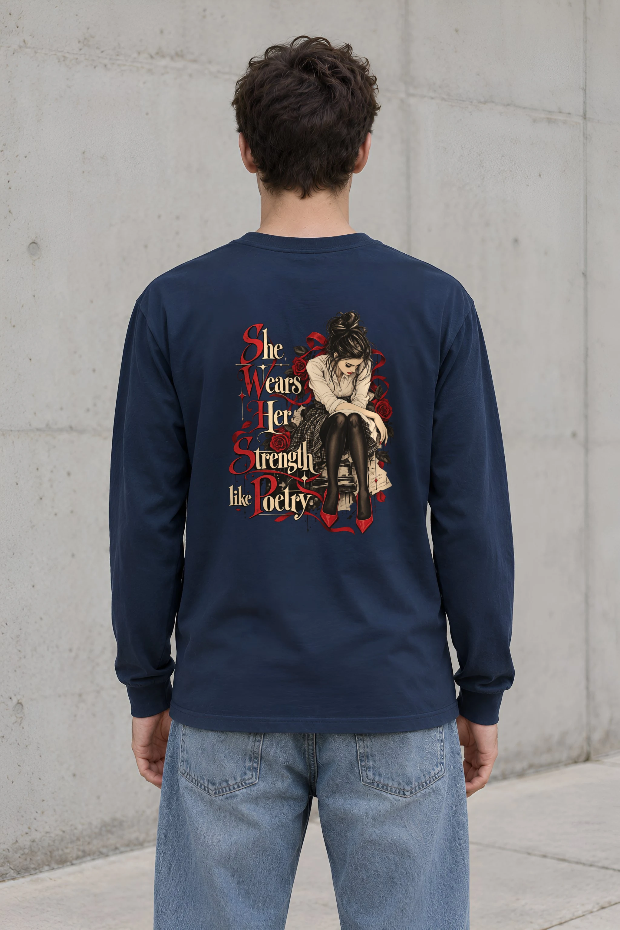 "Rosebound Resolve" Unisex Longsleeve T-shirt