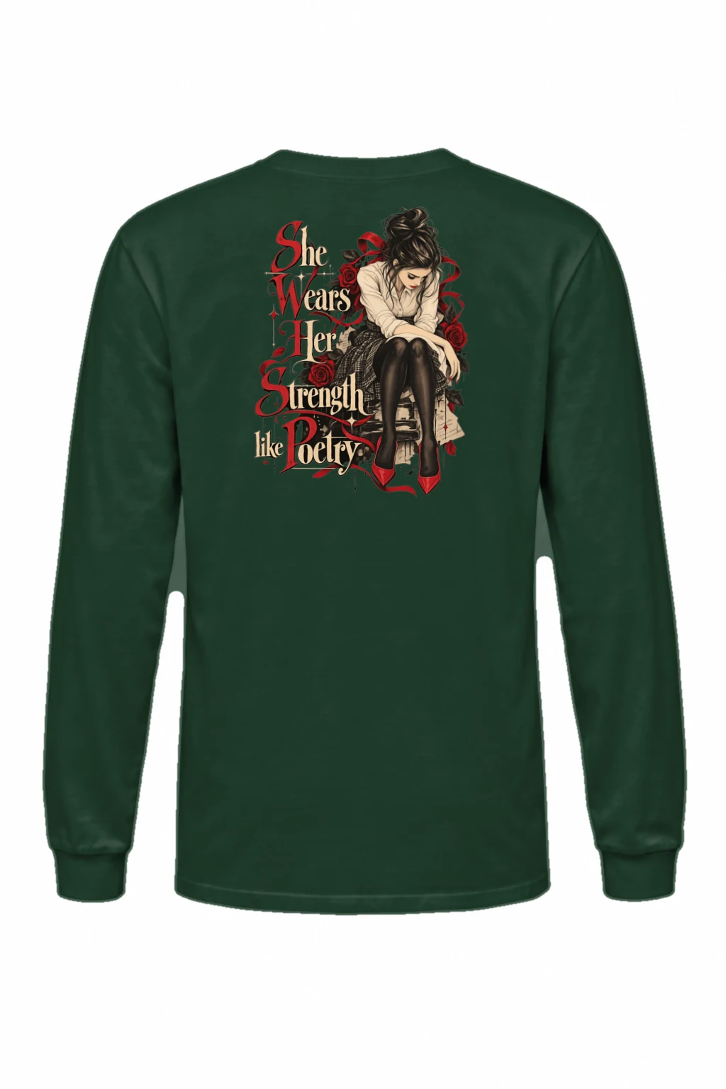"Rosebound Resolve" Unisex Longsleeve T-shirt | Gildan 2400