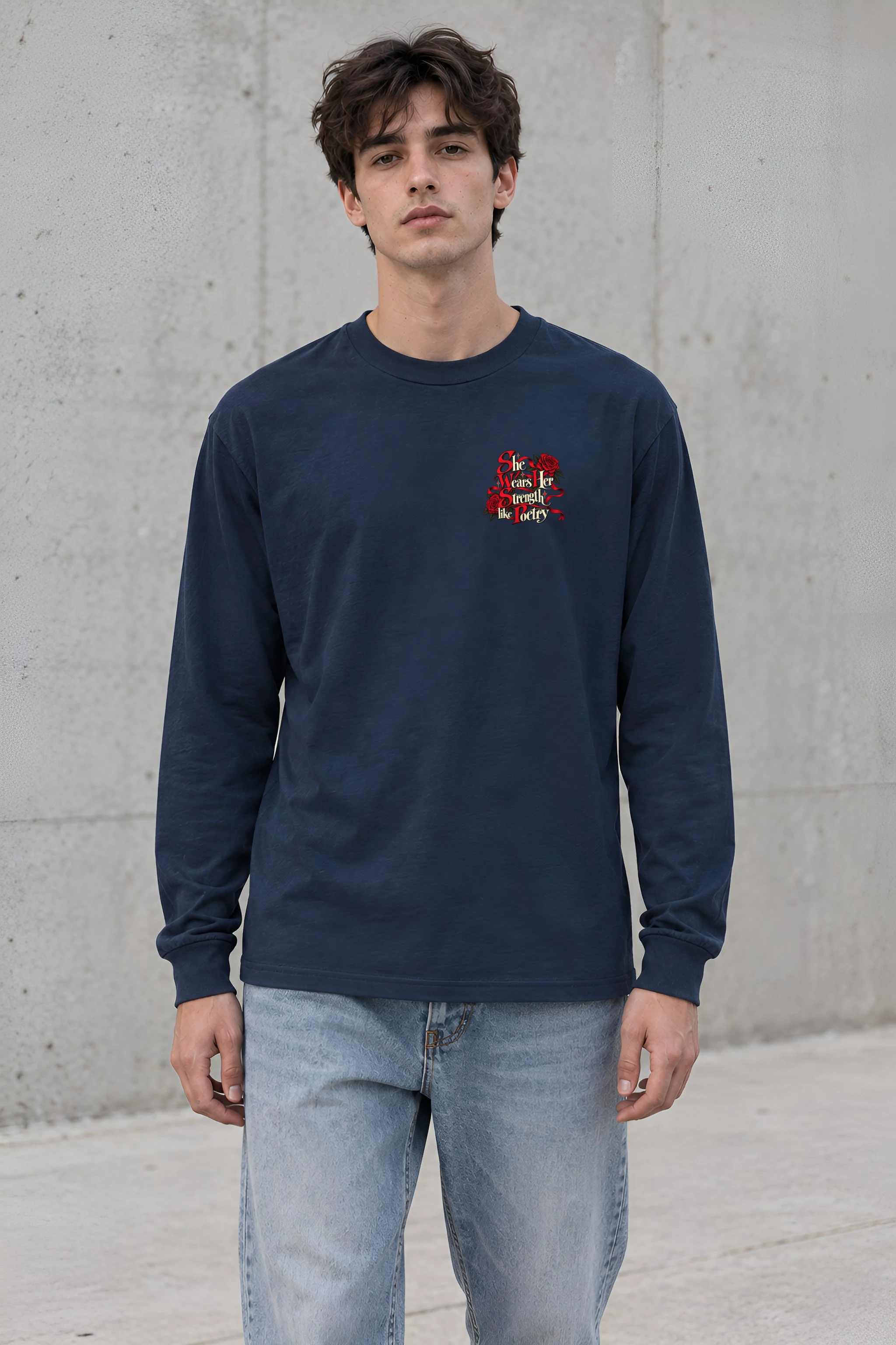"Rosebound Resolve" Unisex Longsleeve T-shirt