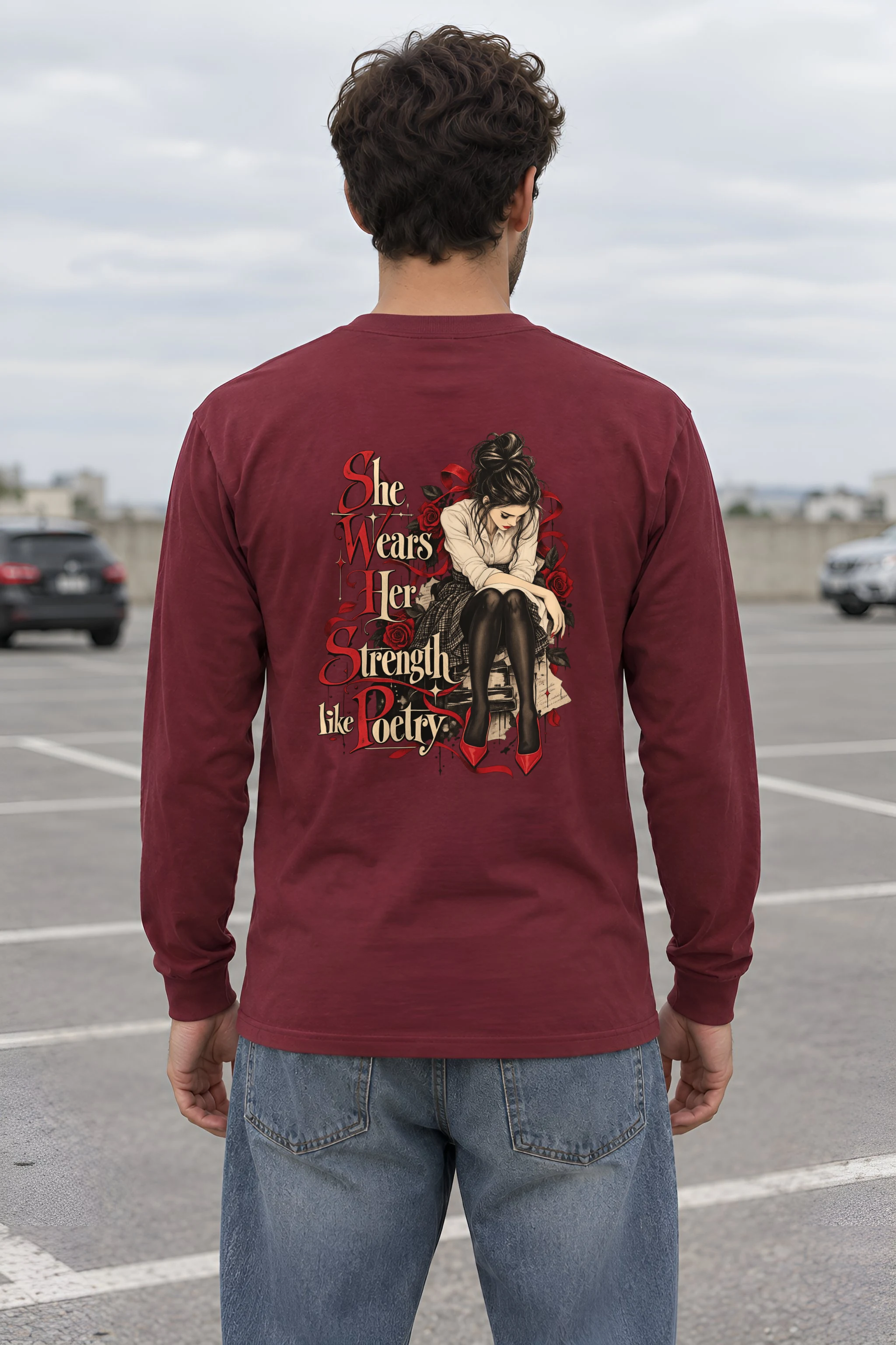 "Rosebound Resolve" Unisex Longsleeve T-shirt