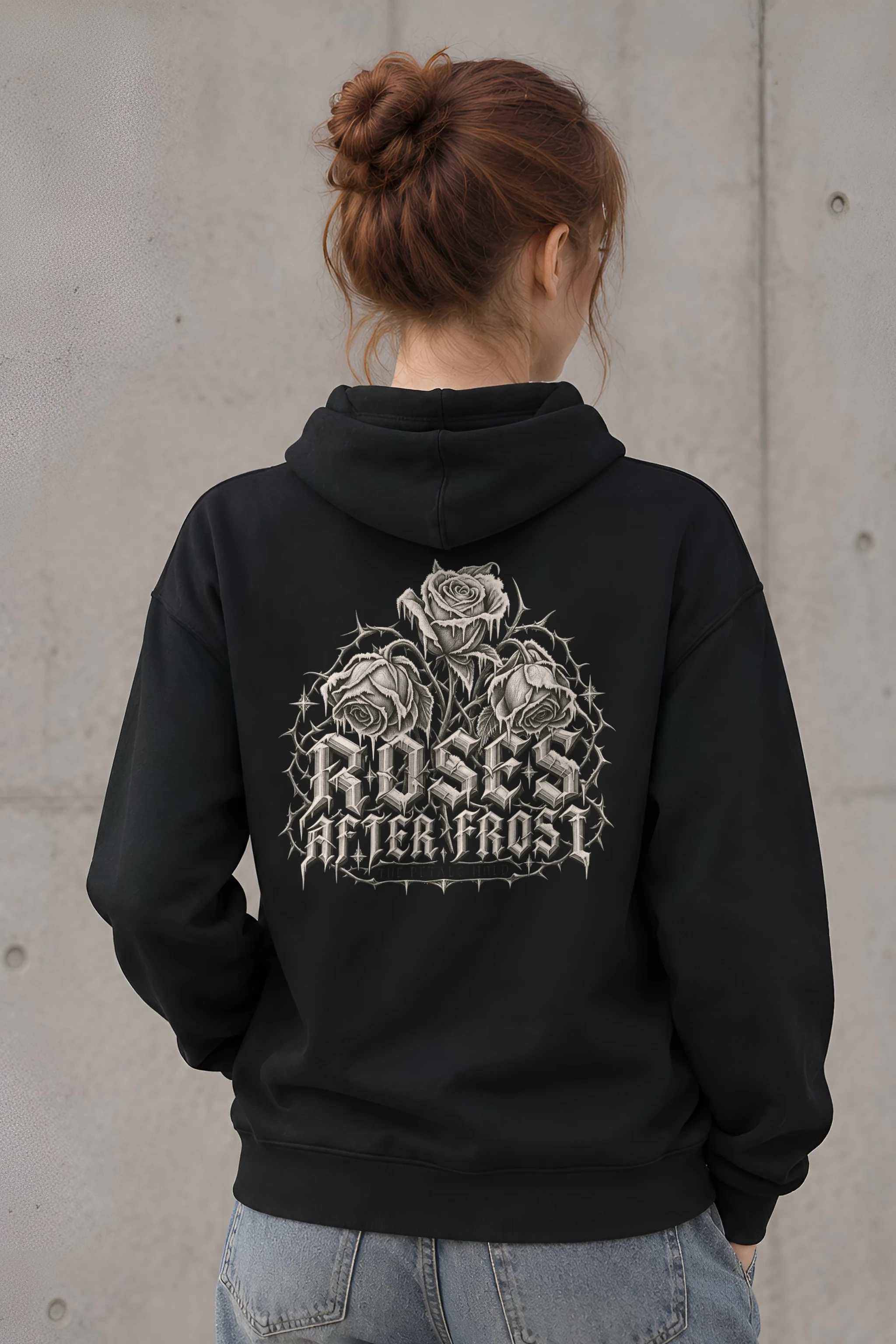 "Roses After Frost" 1 Pullover Hoodie
