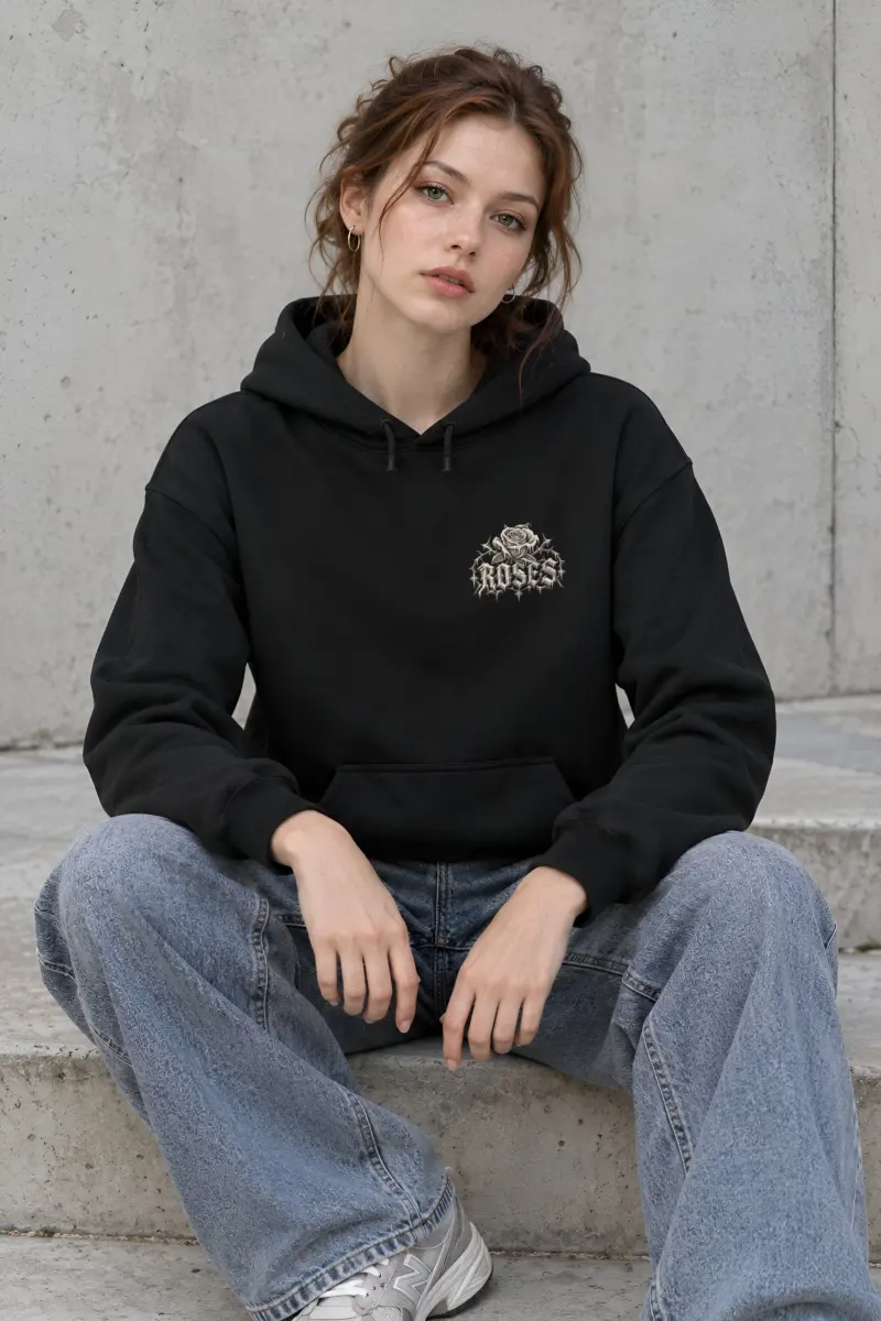 "Roses After Frost" Heavy Blend Unisex Pullover Hoodie