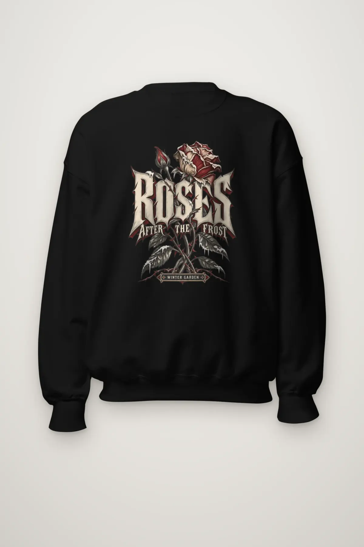 "Roses After the Frost" Heavy Blend Unisex Crewneck Sweatshirt