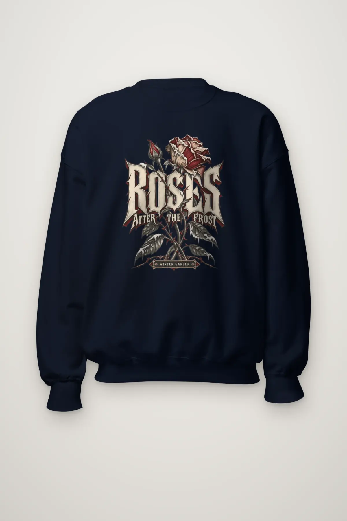 "Roses After the Frost" Heavy Blend Unisex Crewneck Sweatshirt