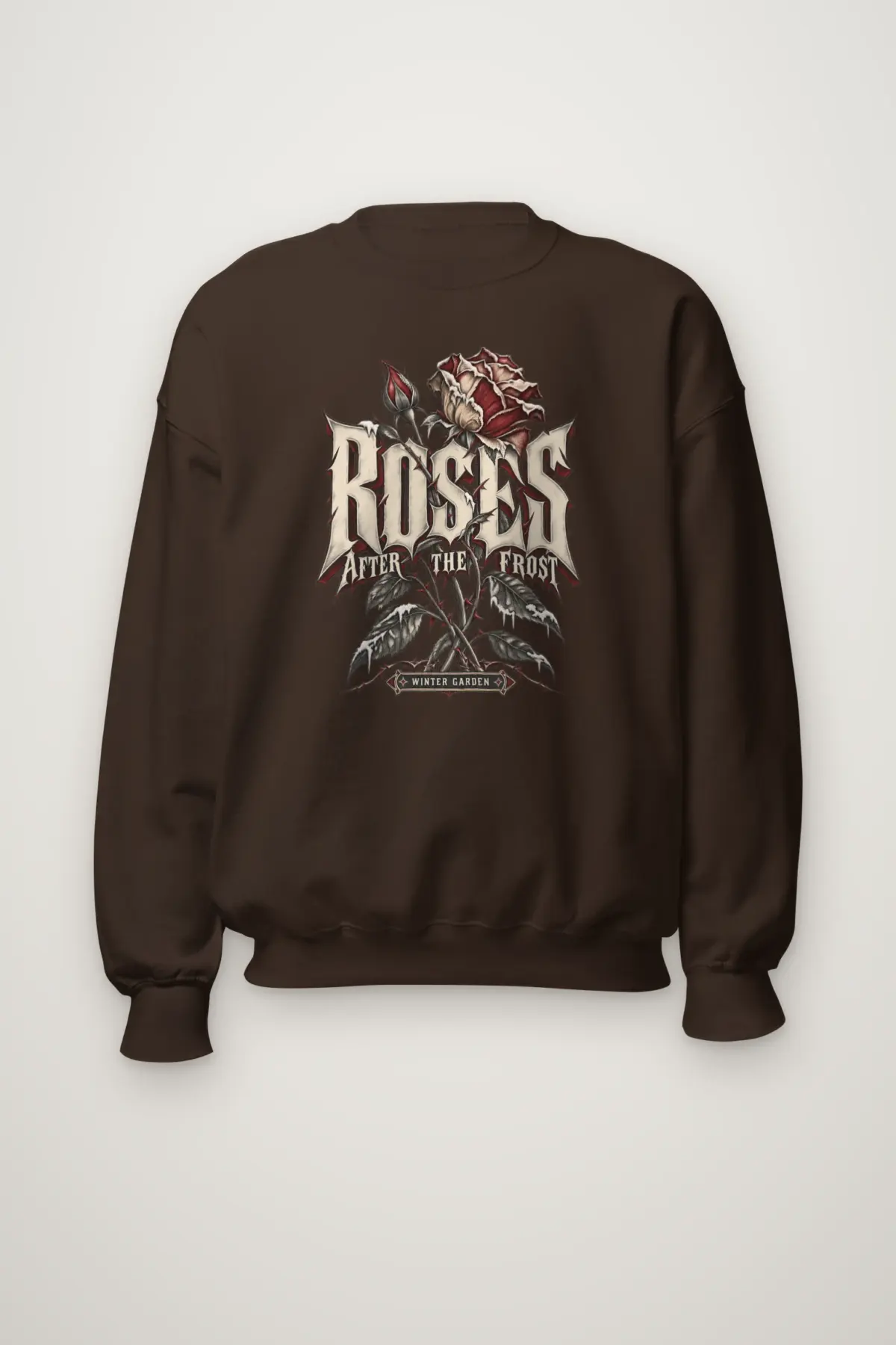 "Roses After the Frost" Heavy Blend Unisex Crewneck Sweatshirt