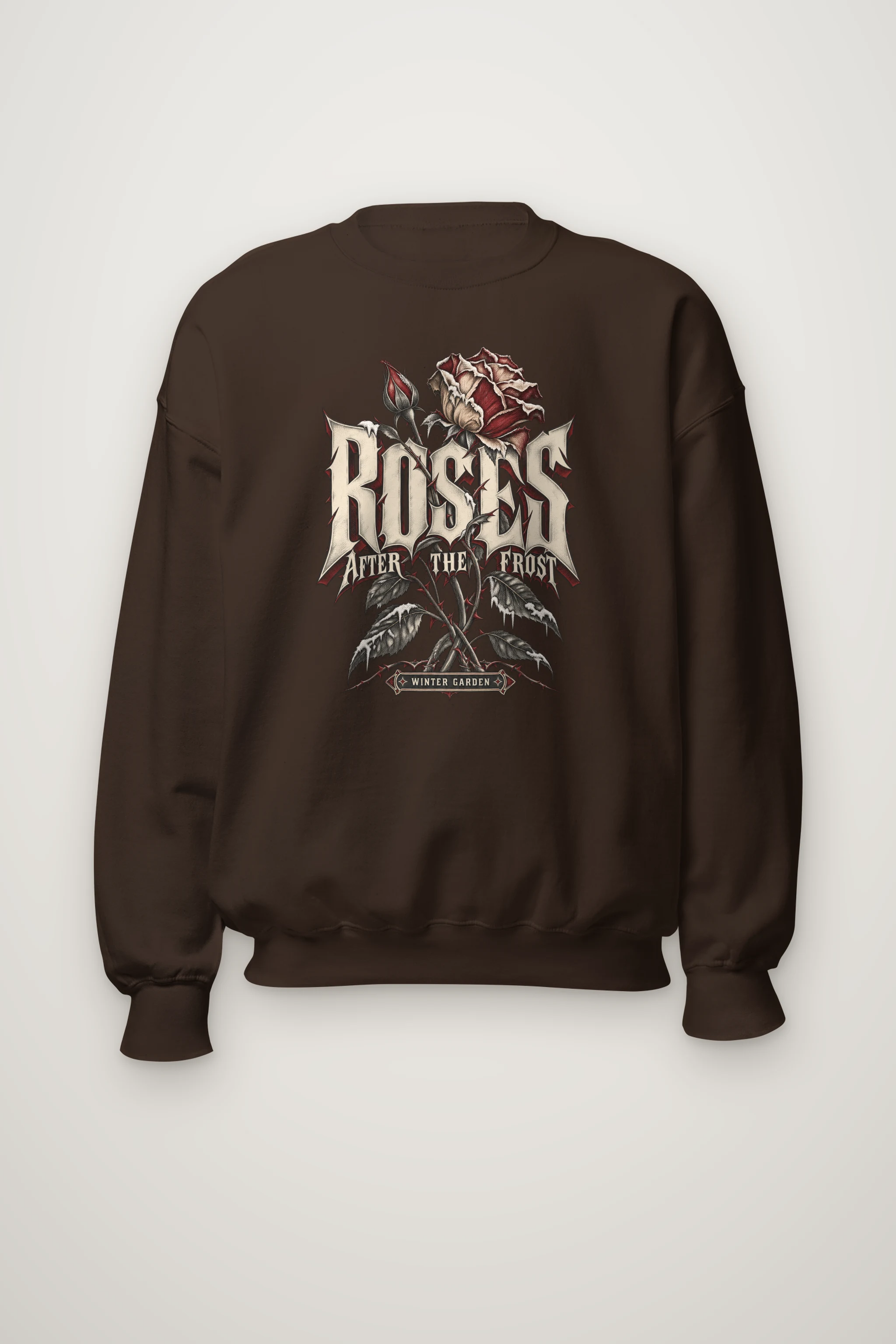 "Roses After the Frost" Heavy Blend Unisex Crewneck Sweatshirt