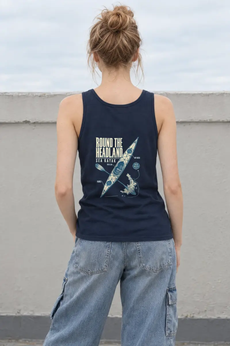"Round the Headland" Unisex Jersey Tank