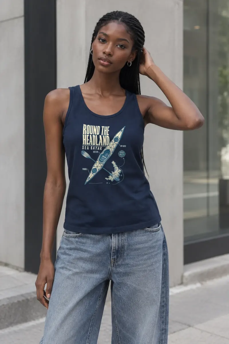 "Round the Headland" Unisex Jersey Tank