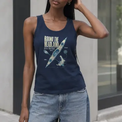 "Round the Headland" Unisex Jersey Tank