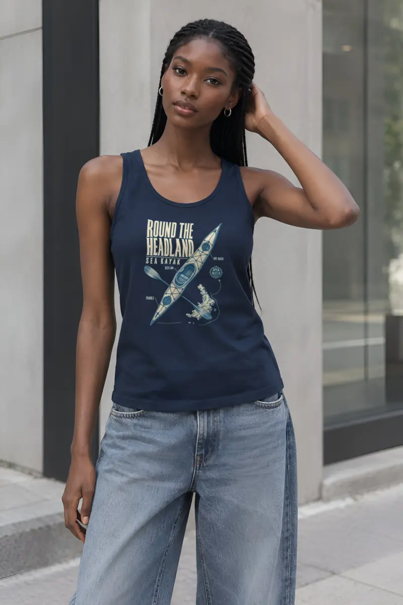 "Round the Headland" Unisex Jersey Tank