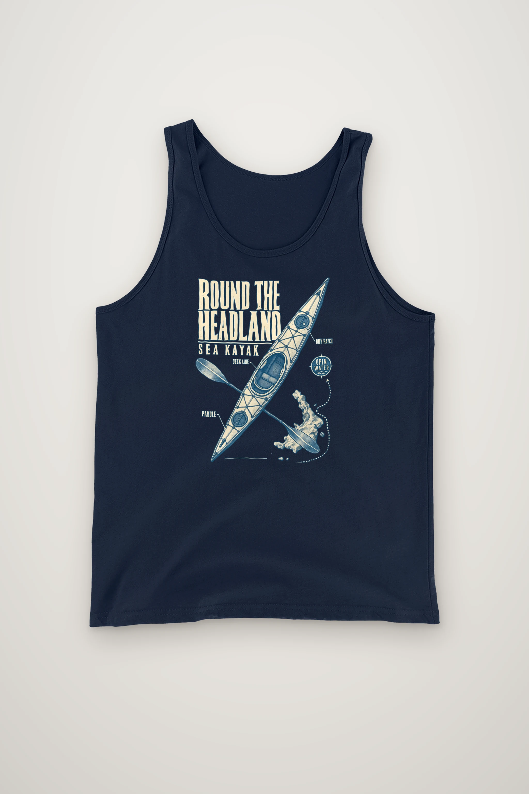 "Round the Headland" Unisex Jersey Tank