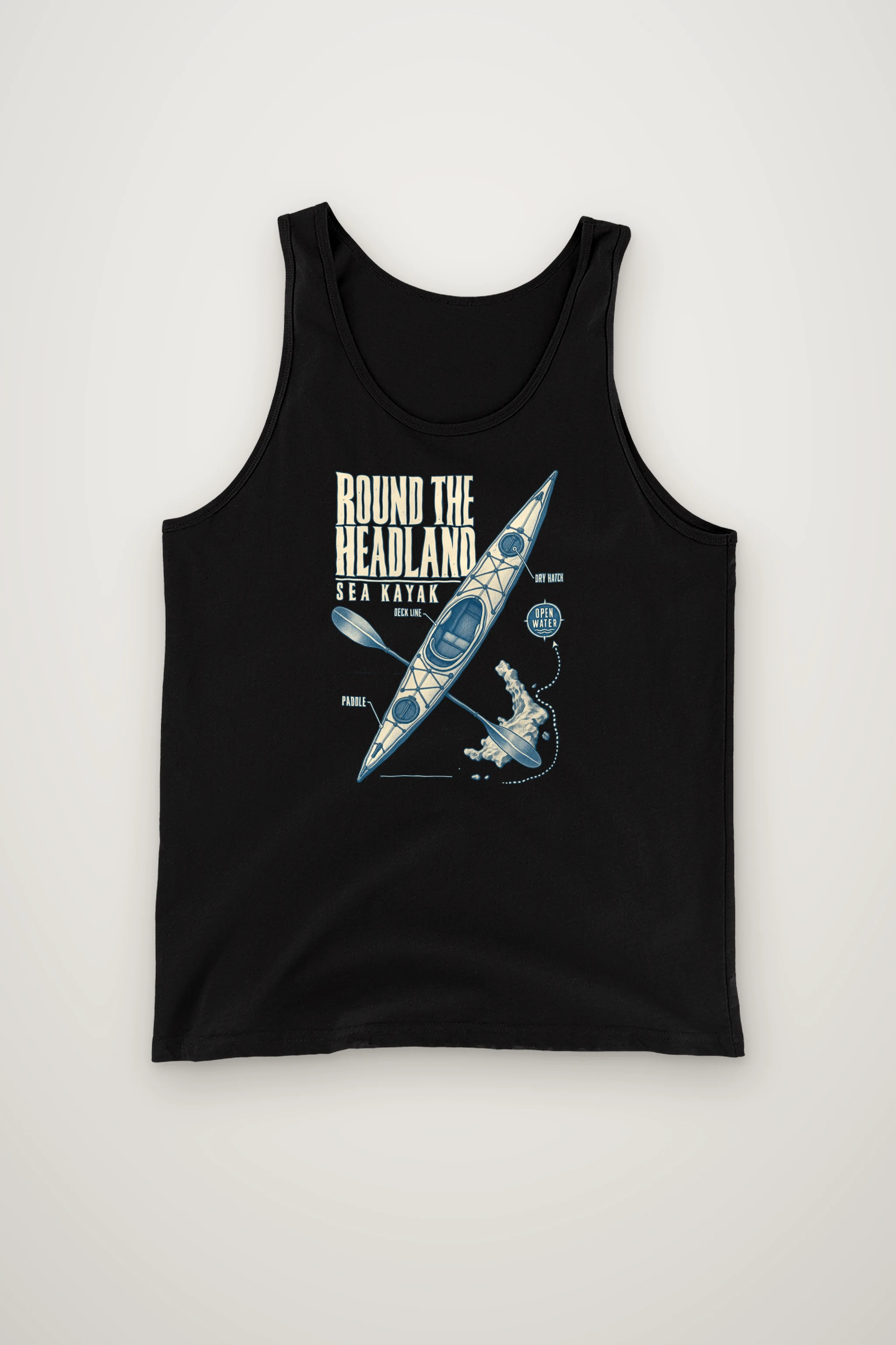 "Round the Headland" Unisex Jersey Tank