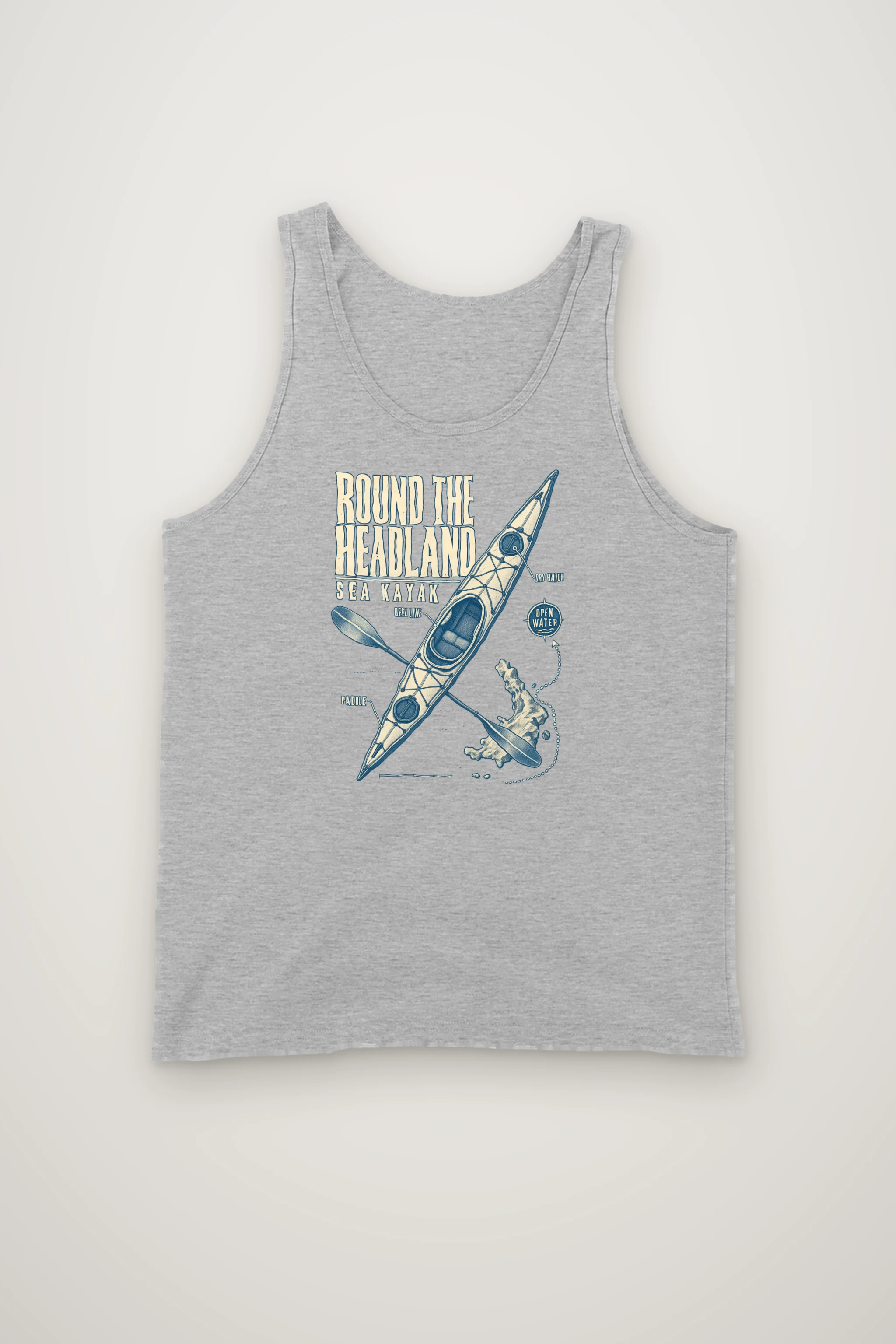 "Round the Headland" Unisex Jersey Tank