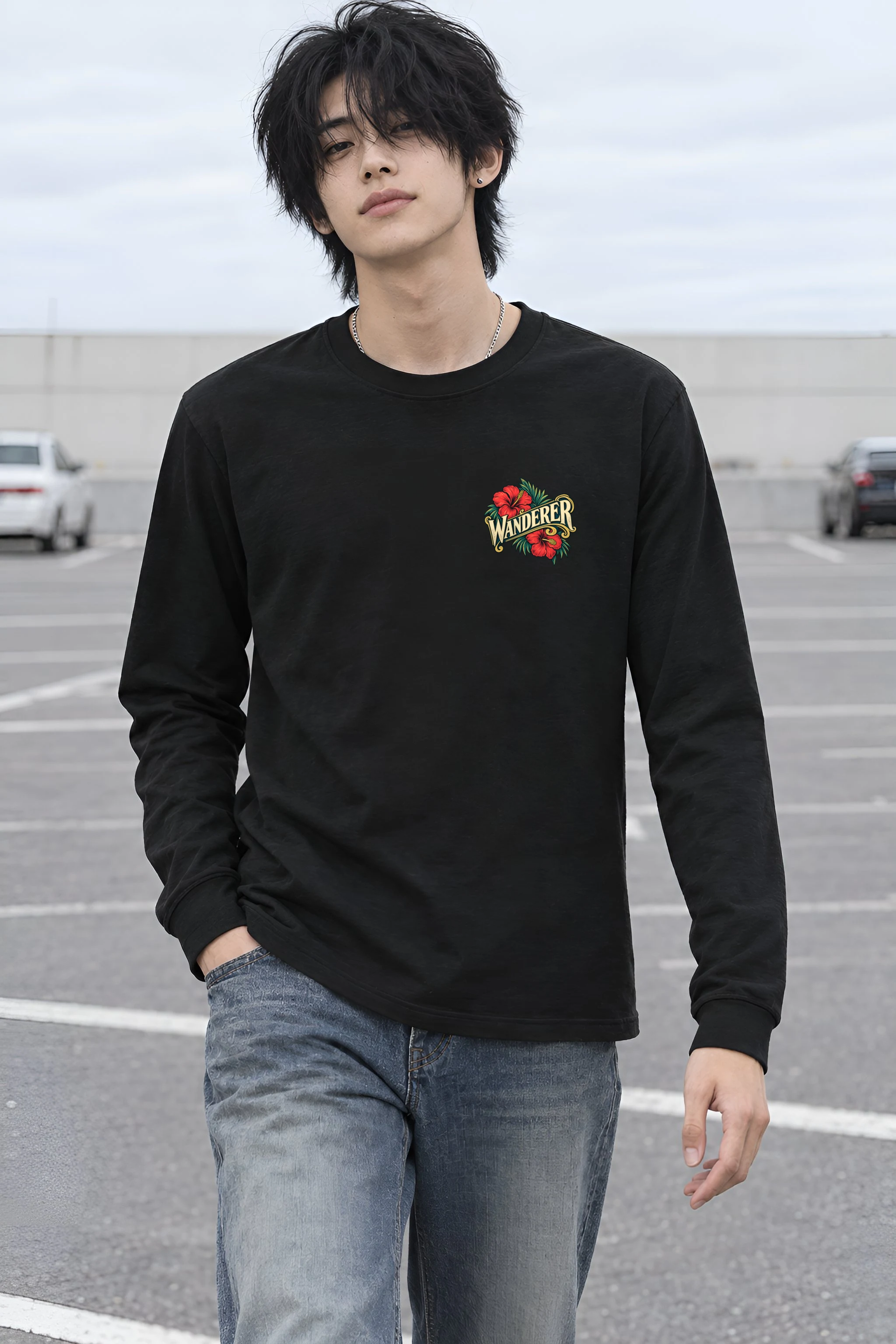 "Route 66 Wanderer" Unisex Longsleeve T-shirt