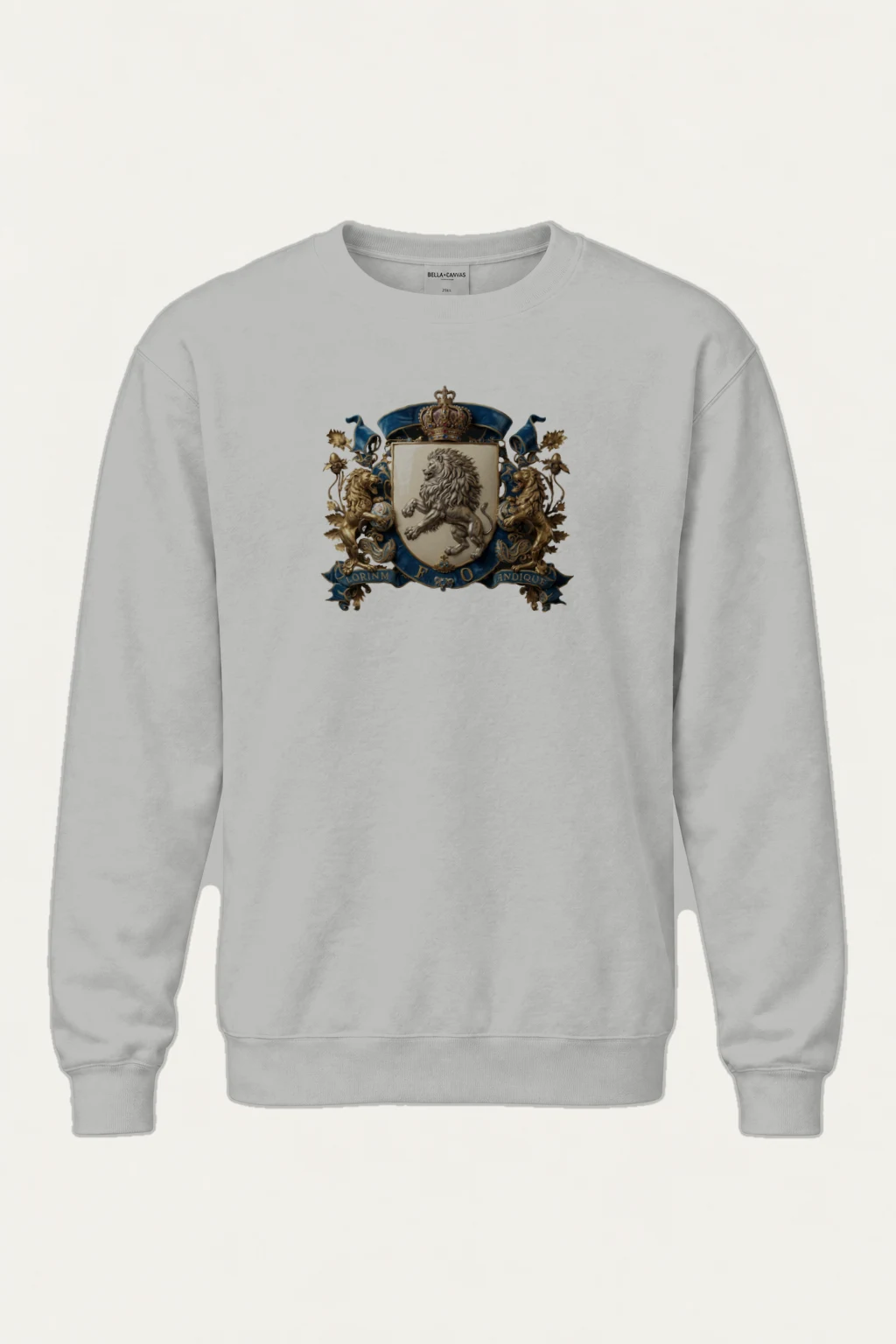 "Royal Lion Crest" Heavy Blend Unisex Crewneck Sweatshirt | Gildan 18000