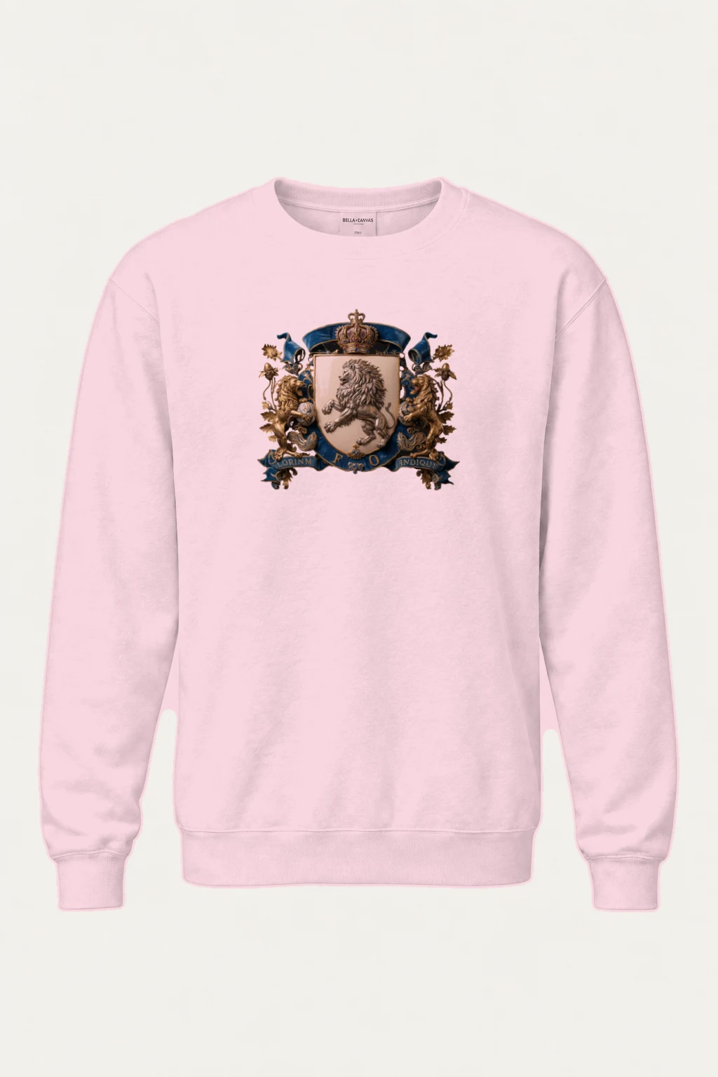 "Royal Lion Crest" Heavy Blend Unisex Crewneck Sweatshirt | Gildan 18000