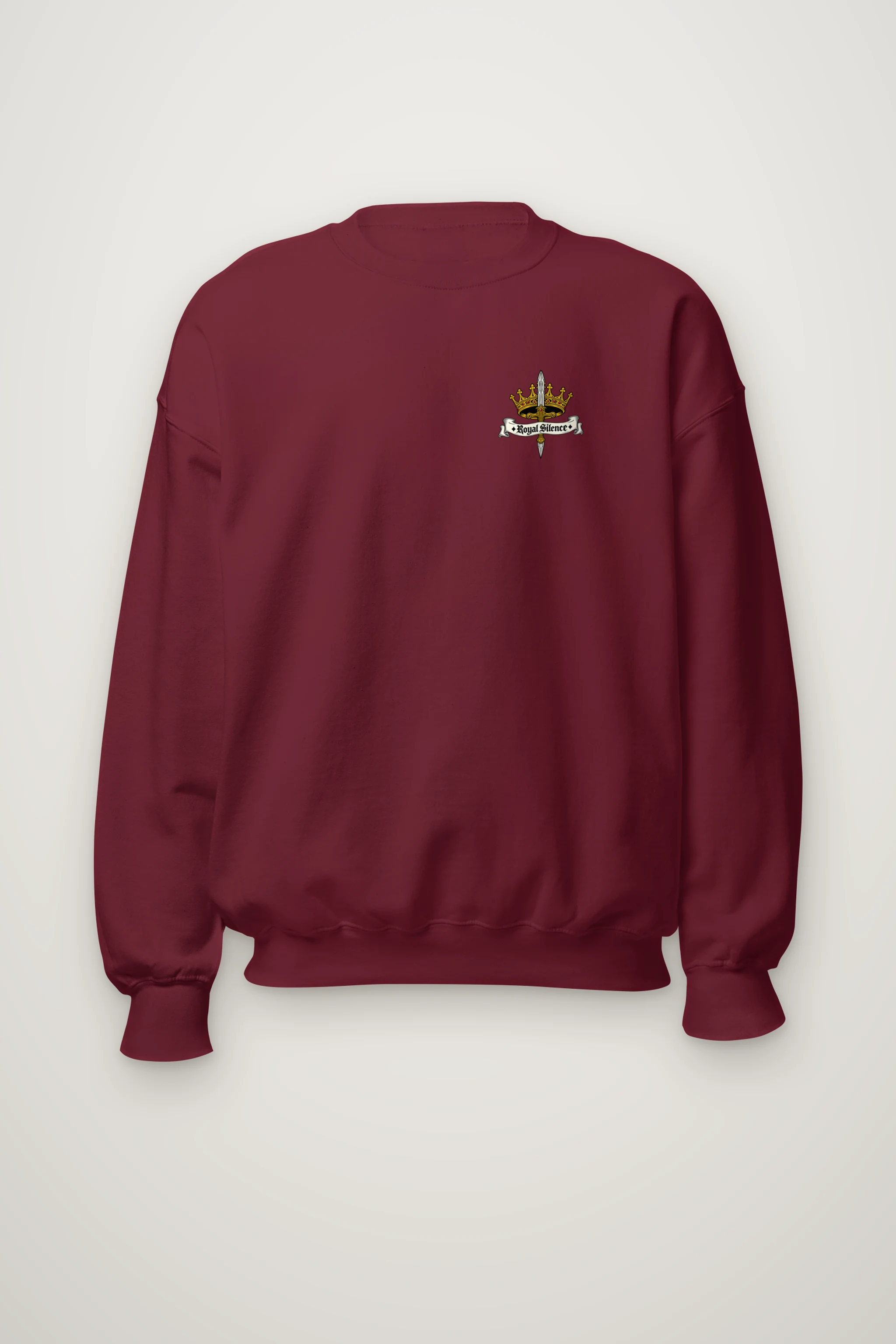 "Royal Silence" Heavy Blend Unisex Crewneck Sweatshirt