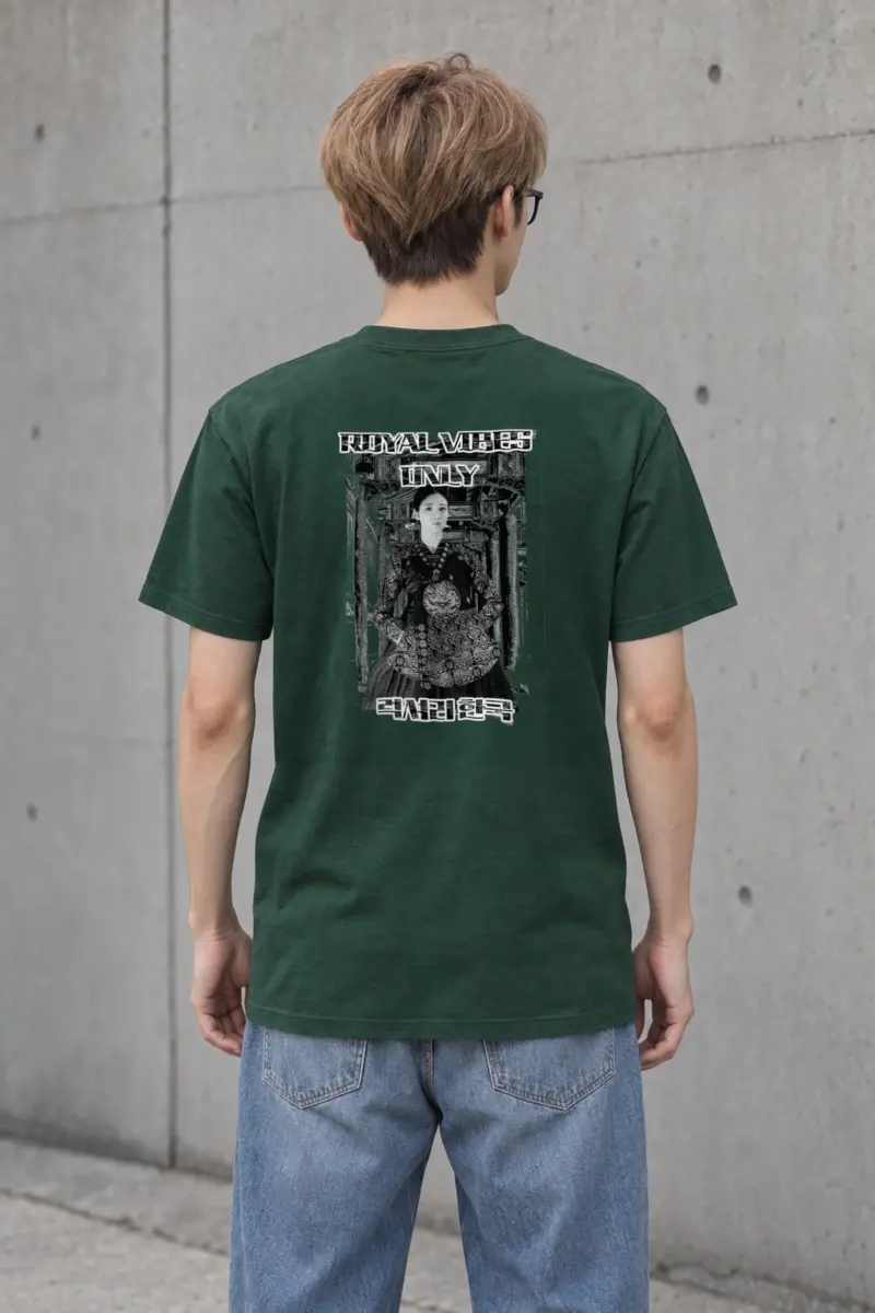 "Royal Vibes Only" Heavyweight Unisex Crewneck T-shirt