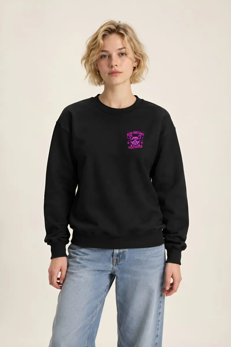 "Rude Vibes Only" Heavy Blend Unisex Crewneck Sweatshirt