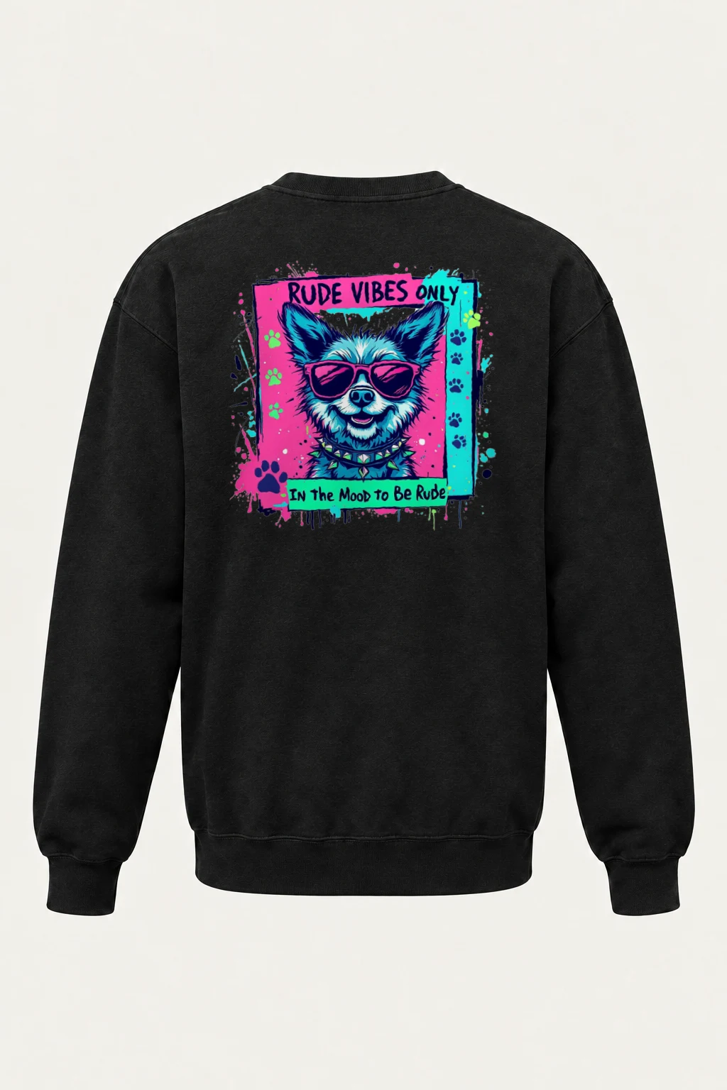 "Rude Vibes Only" Heavy Blend Unisex Crewneck Sweatshirt | Gildan 18000