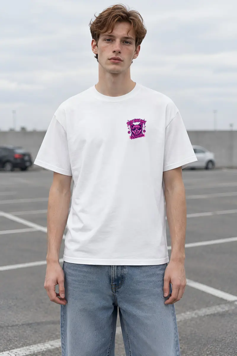 "Rude Vibes Only" Heavyweight Unisex Crewneck T-shirt