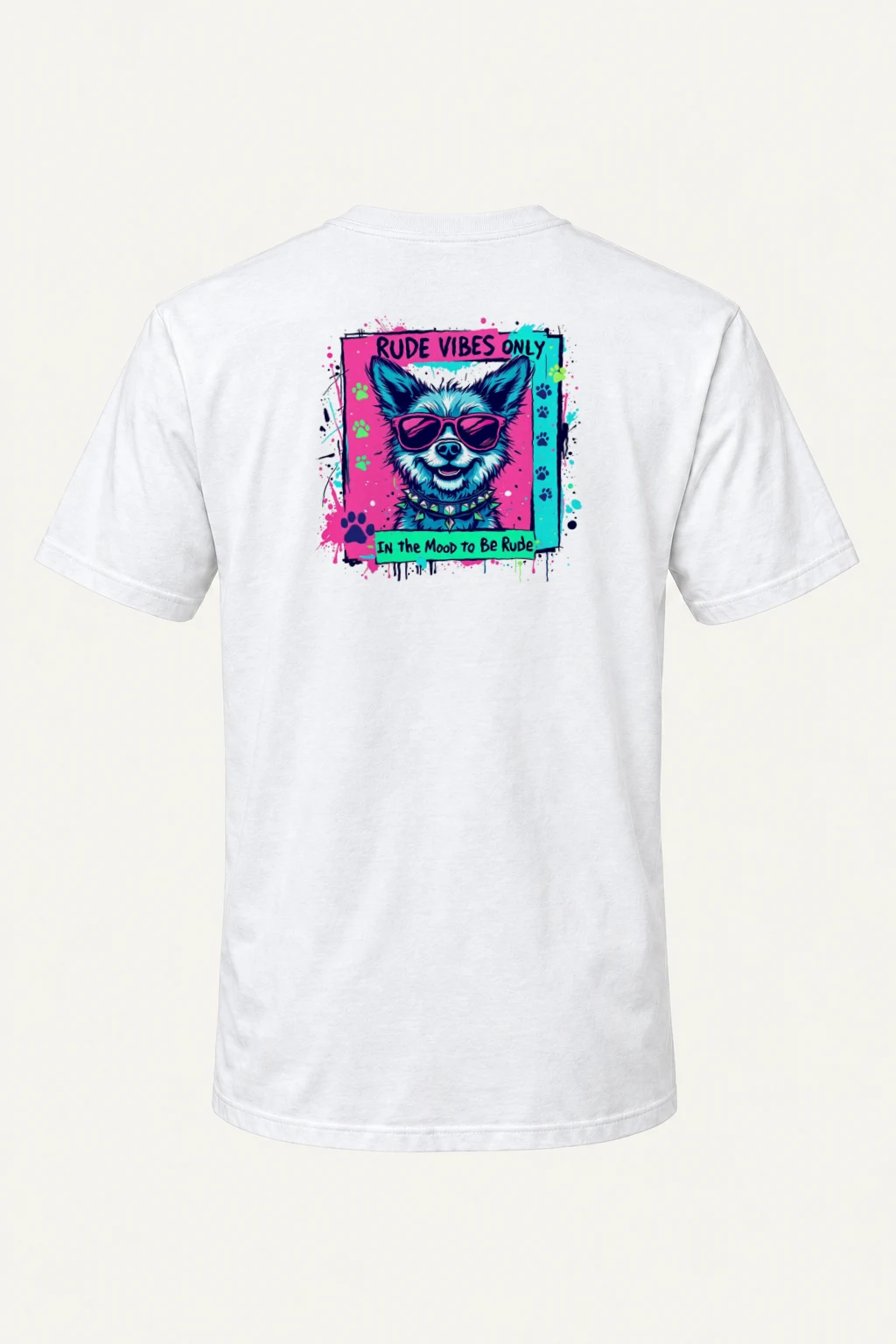 "Rude Vibes Only" Heavyweight Unisex Crewneck T-shirt | Gildan 5000