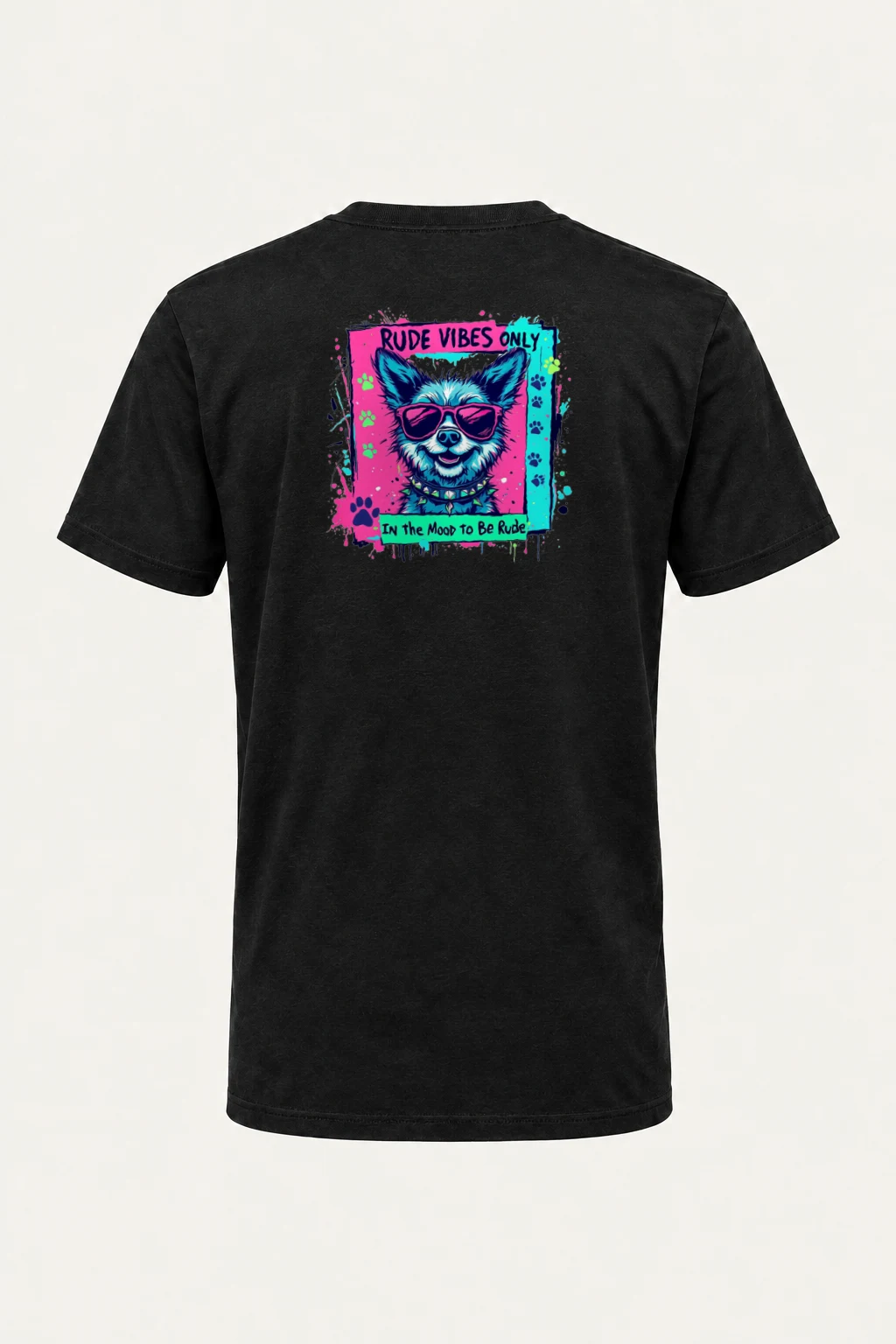 "Rude Vibes Only" Heavyweight Unisex Crewneck T-shirt | Gildan 5000