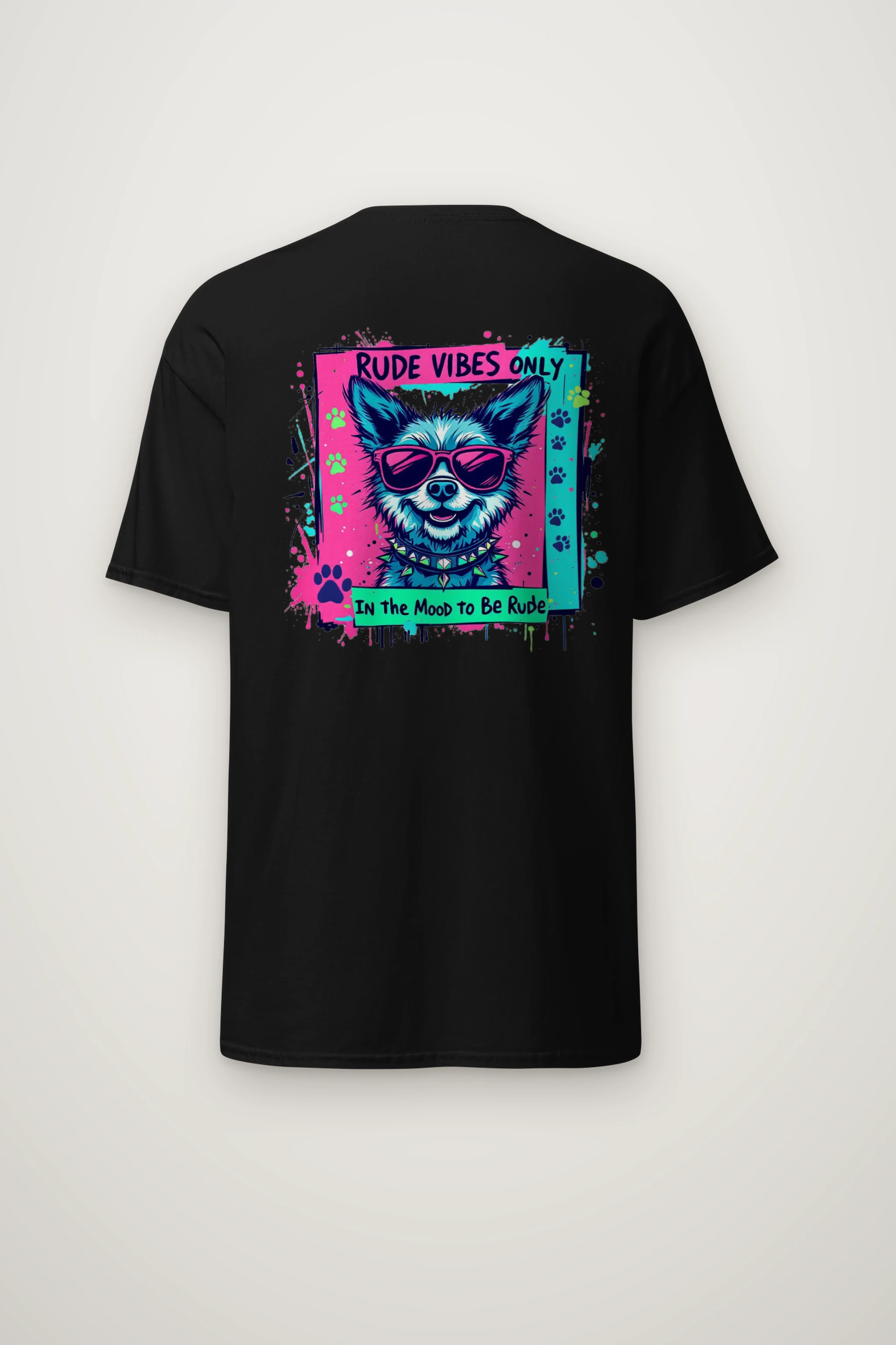 "Rude Vibes Only" Heavyweight Unisex Crewneck T-shirt
