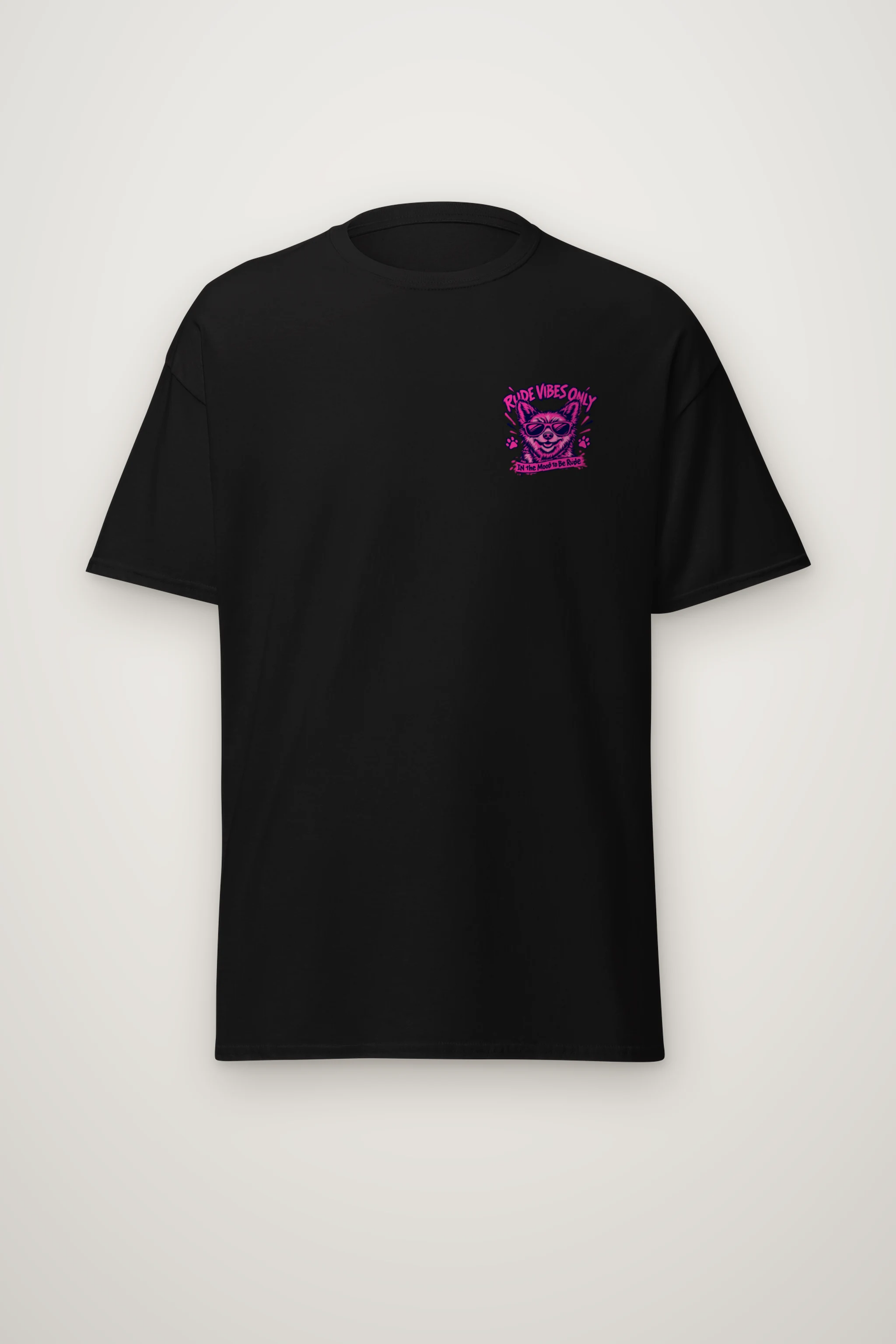 "Rude Vibes Only" Heavyweight Unisex Crewneck T-shirt