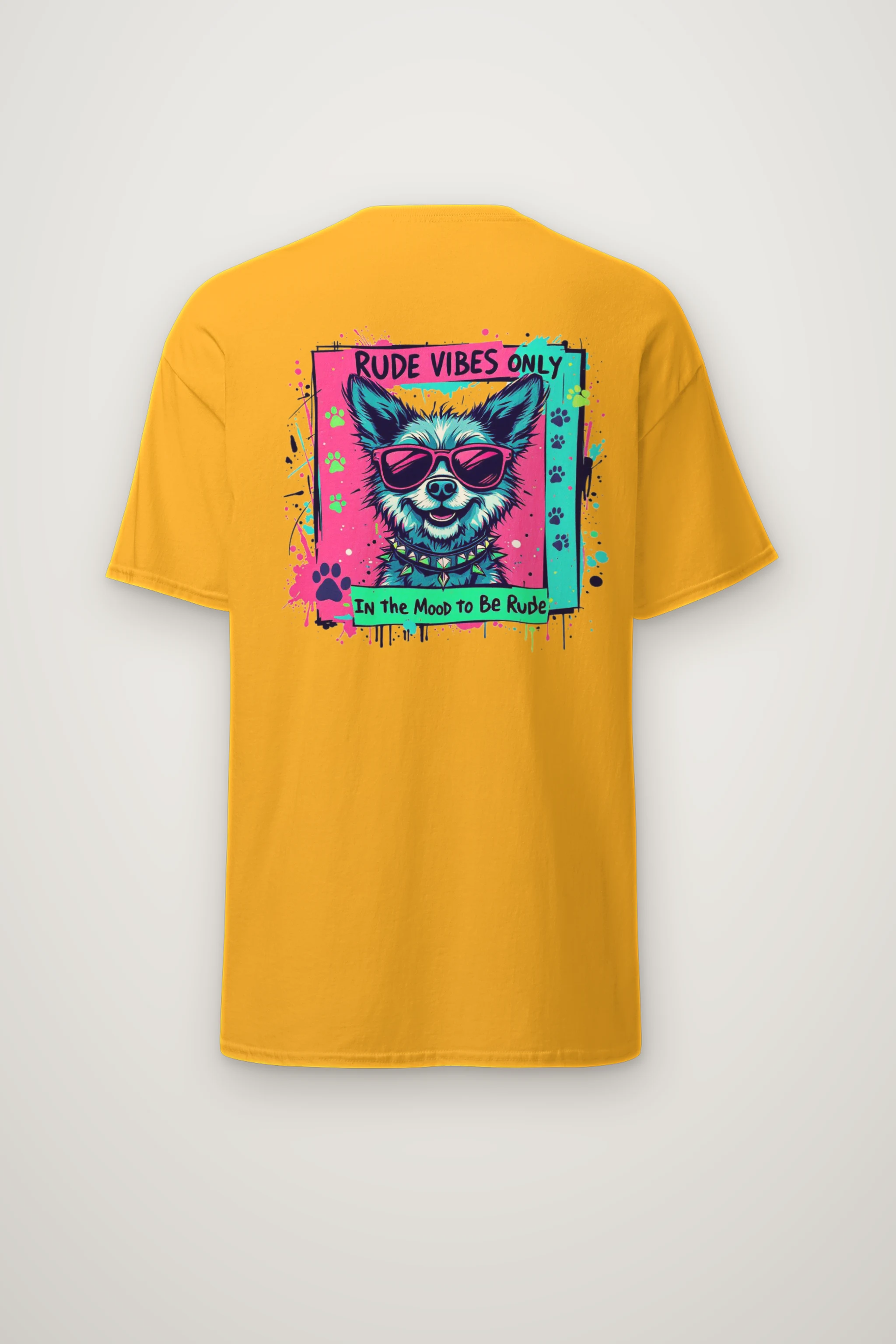 "Rude Vibes Only" Heavyweight Unisex Crewneck T-shirt