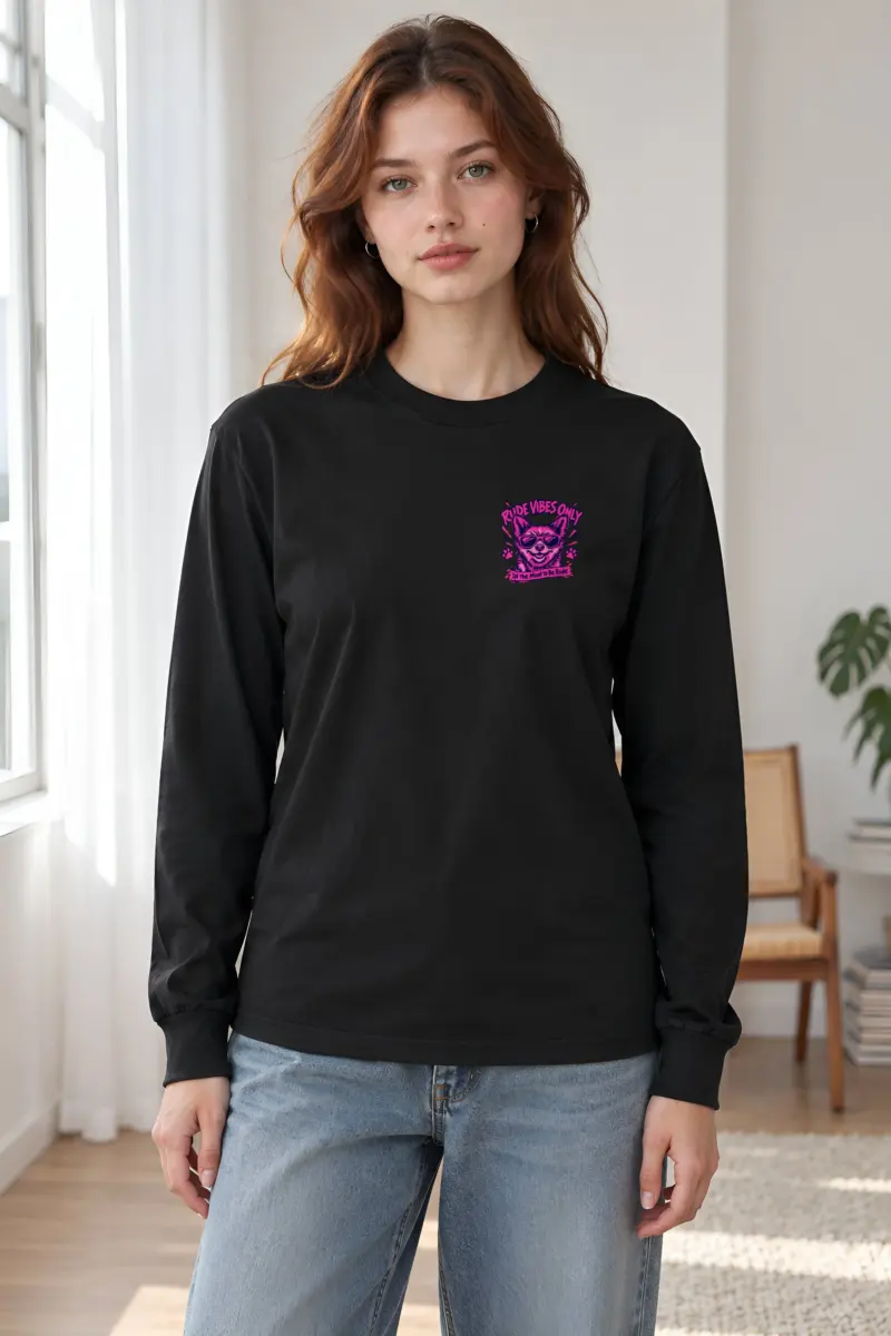 "Rude Vibes Only" Unisex Longsleeve T-shirt