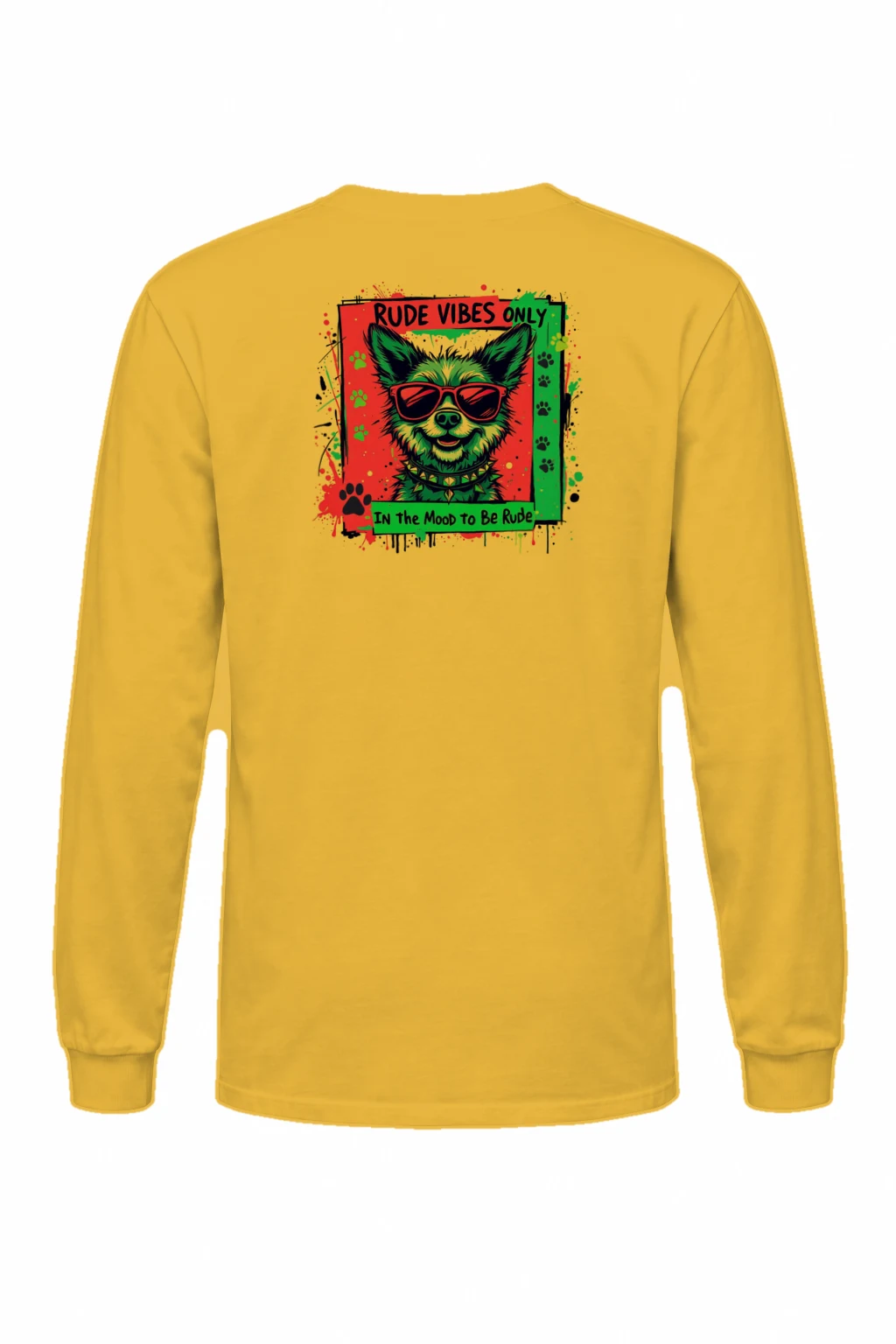 "Rude Vibes Only" Unisex Longsleeve T-shirt | Gildan 2400